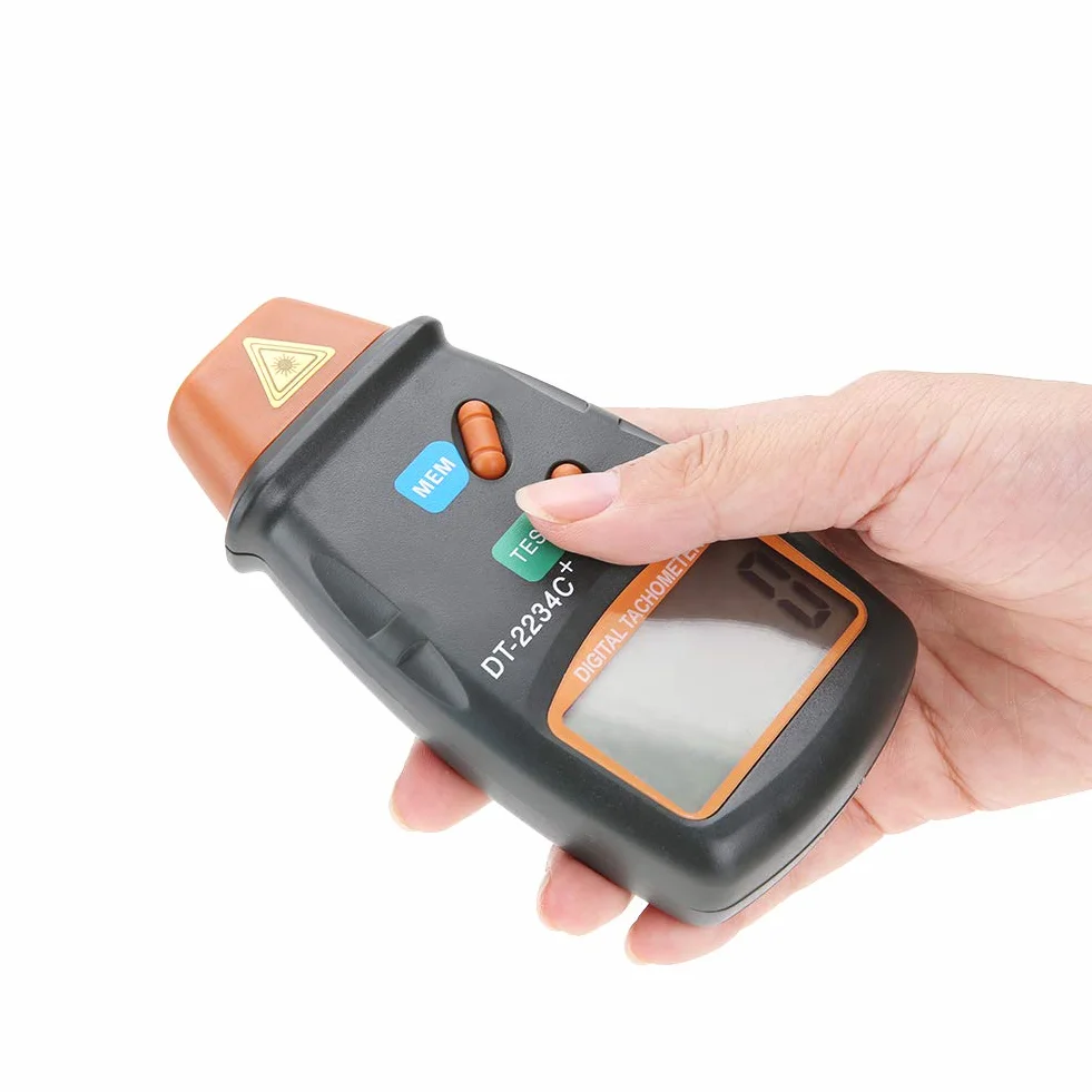 Tacómetro LCD sin Contacto, Láser Digital RPM Medidor de Velocidad Herramienta de Diagnóstico