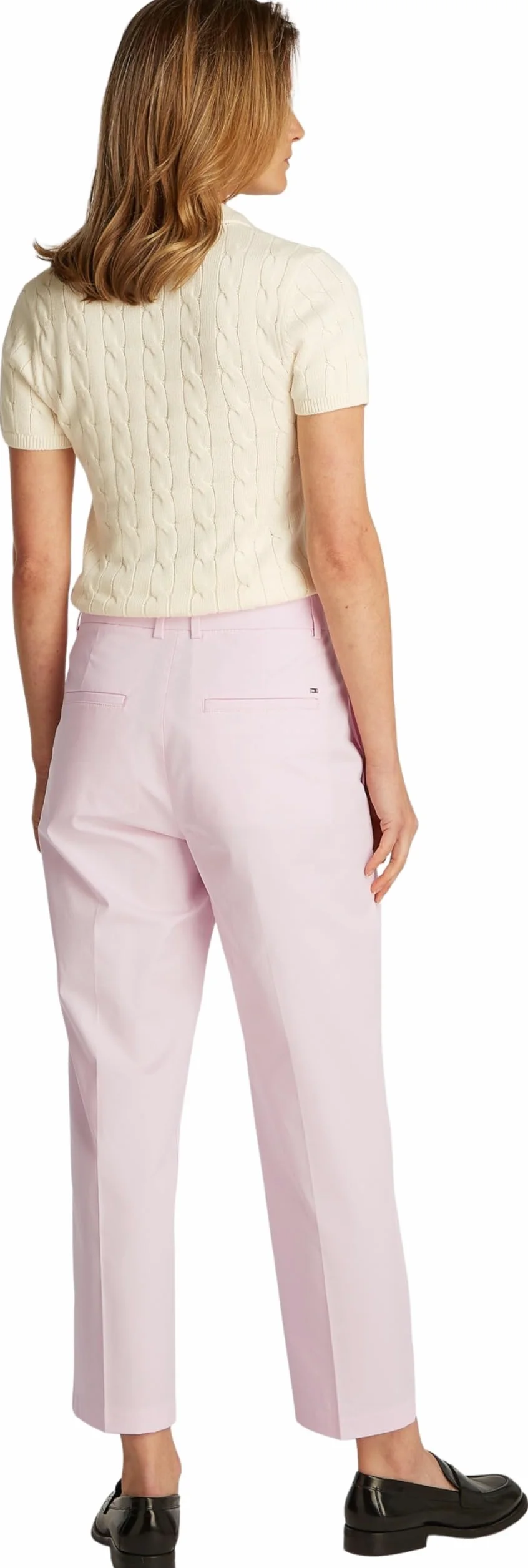 Tommy Hilfiger Pantalón Chino Mujer MD Core Slim Straight Pant Slim Fit