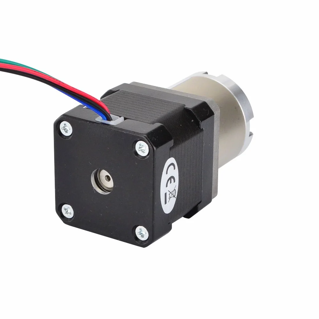 STEPPERONLINE Transmisión planetaria 27:1 Nema 17 Motorreductor 1.68A Motor paso a paso CNC