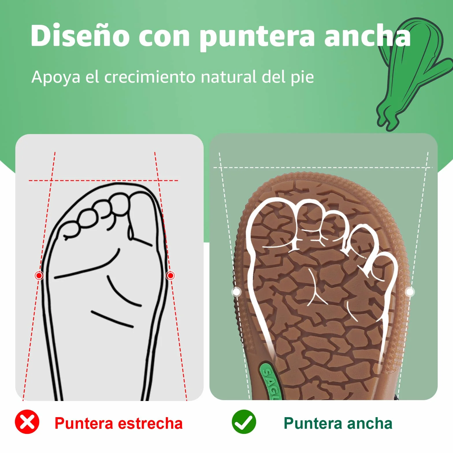 SAGUARO Zapatillas Deporte para Niños Niñas Barefoot Sneakers Ligeras Flexibles con Wide Toe Box, 25-36 EU
