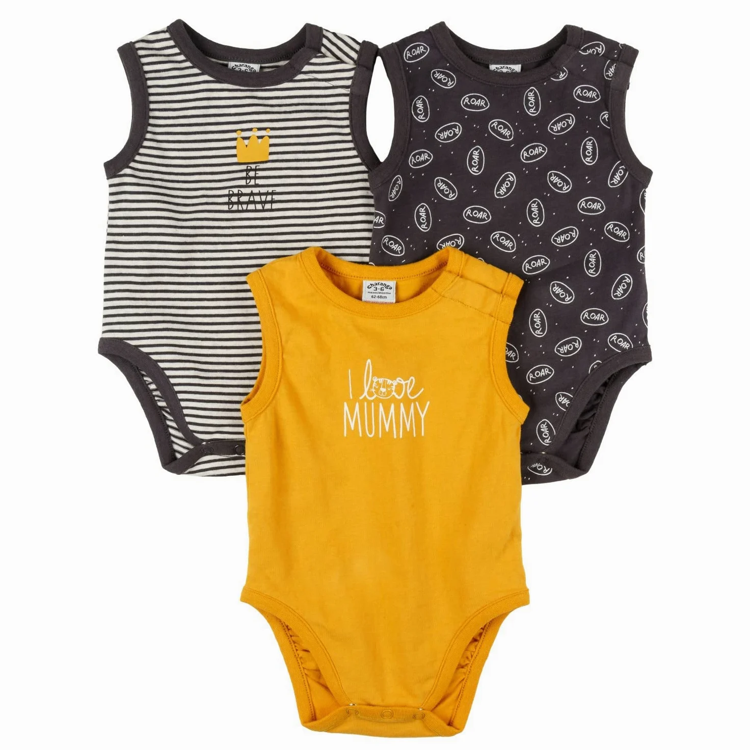 Charanga Mabrave Ropa Interior (Pack de 3) Unisex bebé