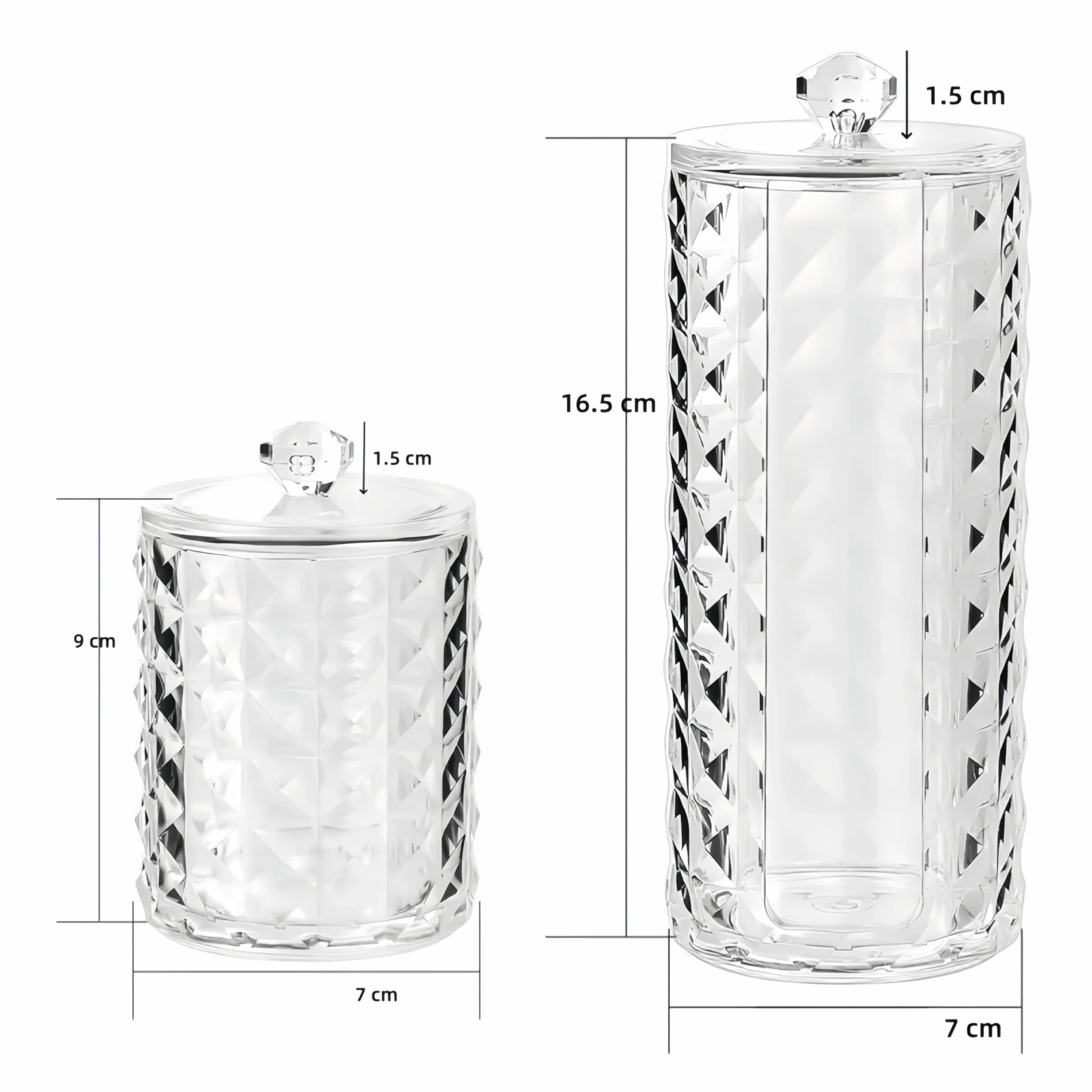 Dispensador Algodones Desmaquillantes, Caja Bastoncillos Oidos, Dispensador Discos Desmaquillantes, Cajas Hisopos Algodón Tocador