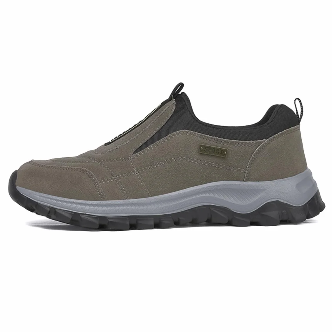 Mocasines sin Cordones para Hombre Zapatillas Ortopédicas Calzado de Walking Deportivo