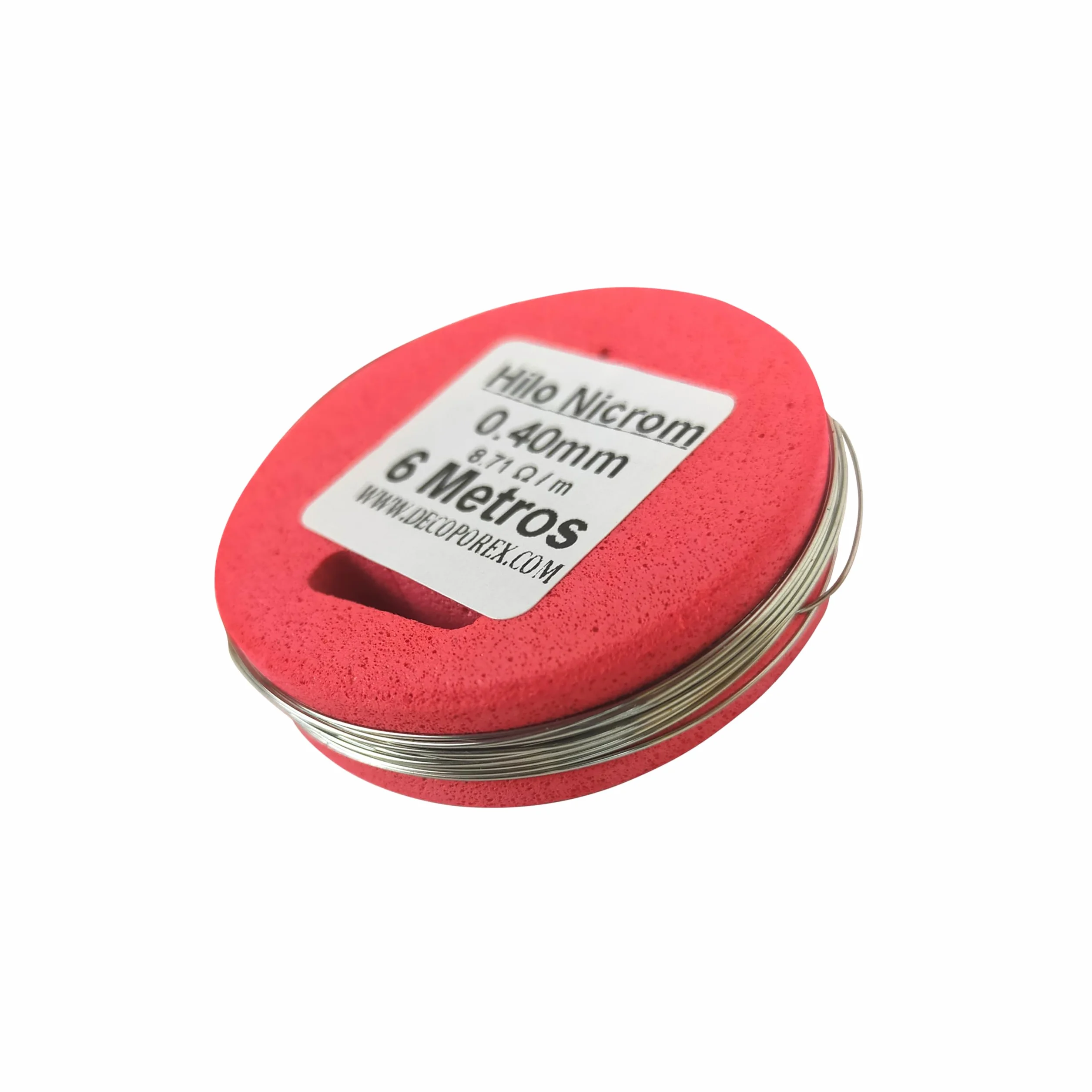 Bobina hilo de resistencia Nicrom 0,40 mm 6 metros