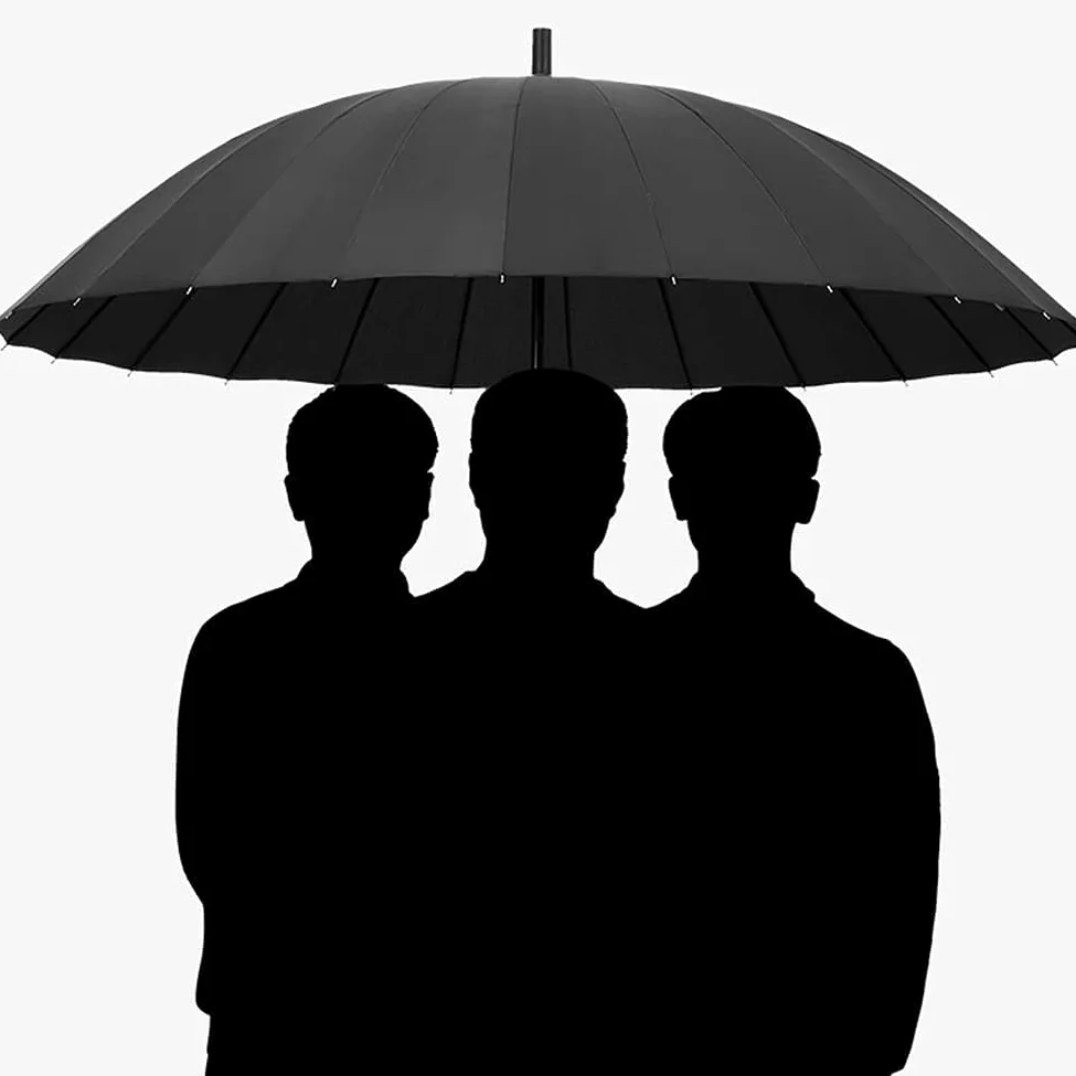 Paraguas Antiviento Paraguas Automático Grande, Paraguas De Jardín, Paraguas De Patio, Paraguas De Lluvia, Paraguas Reforzado A Prueba De Viento para Hombres Y Mujeres Paraguas Hombre Mujer (Blue : G