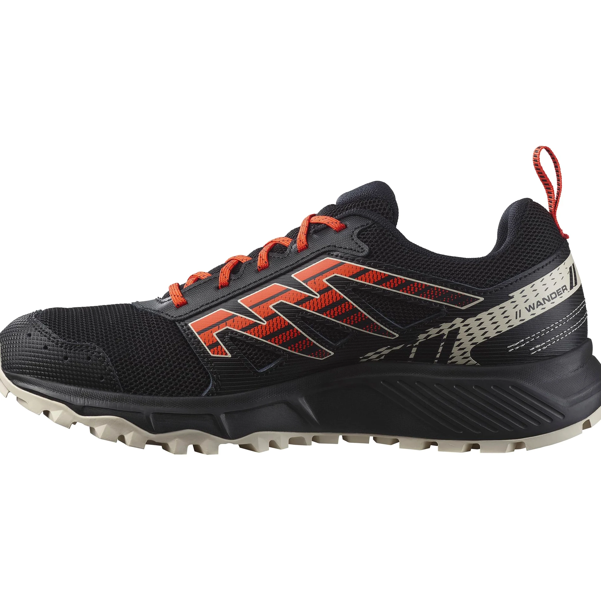 Salomon Wander Zapatillas de Trail Running Senderismo para Hombre, A punto para el aire libre, Comodidad mullida, Sujeción del pie segura