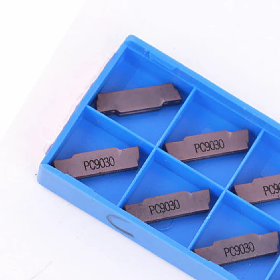Insertos de Carburo MGMN300-M 9030 3 mm para Ranurado y Fresado Indexable Herramienta de Corte de Ranura de Torno