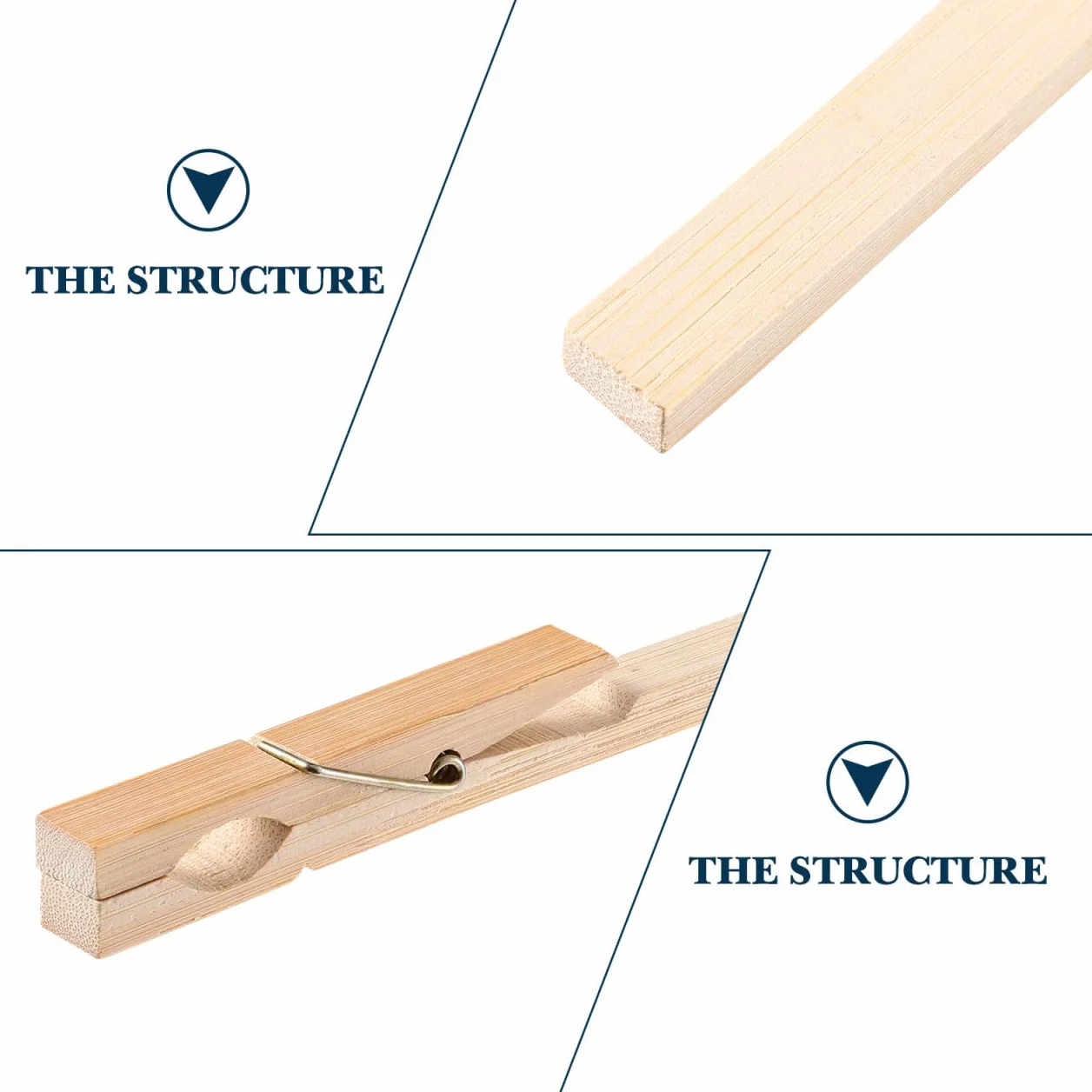 ULTECHNOVO 10piezas Pinza de Madera para Tubos de Ensayo Abrazadera de Laboratorio