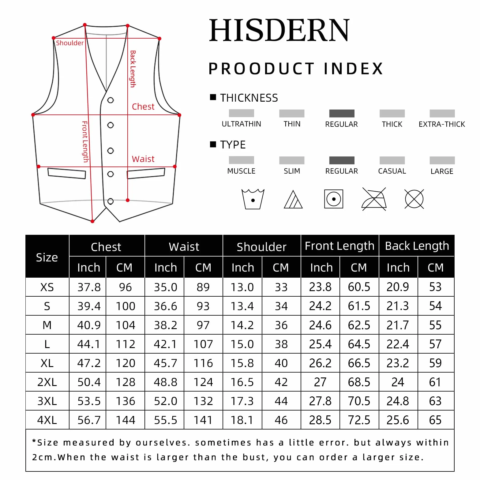 HISDERN Chaleco Traje Hombre Vintage Casual Chaleco Tweed de Lana Hombre para Boda Negocios con Bolsillos