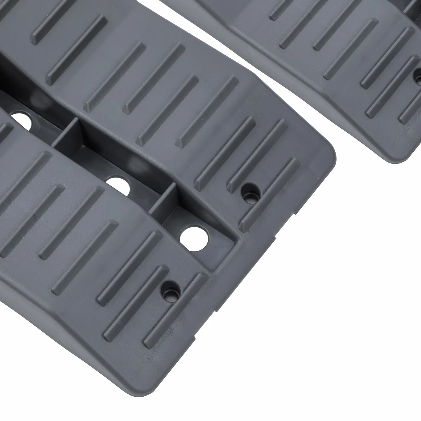 KATSU Rampas de Nivelación 2 Piezas 5 Toneladas 3 Niveles Resistente Cuñas para Caravana