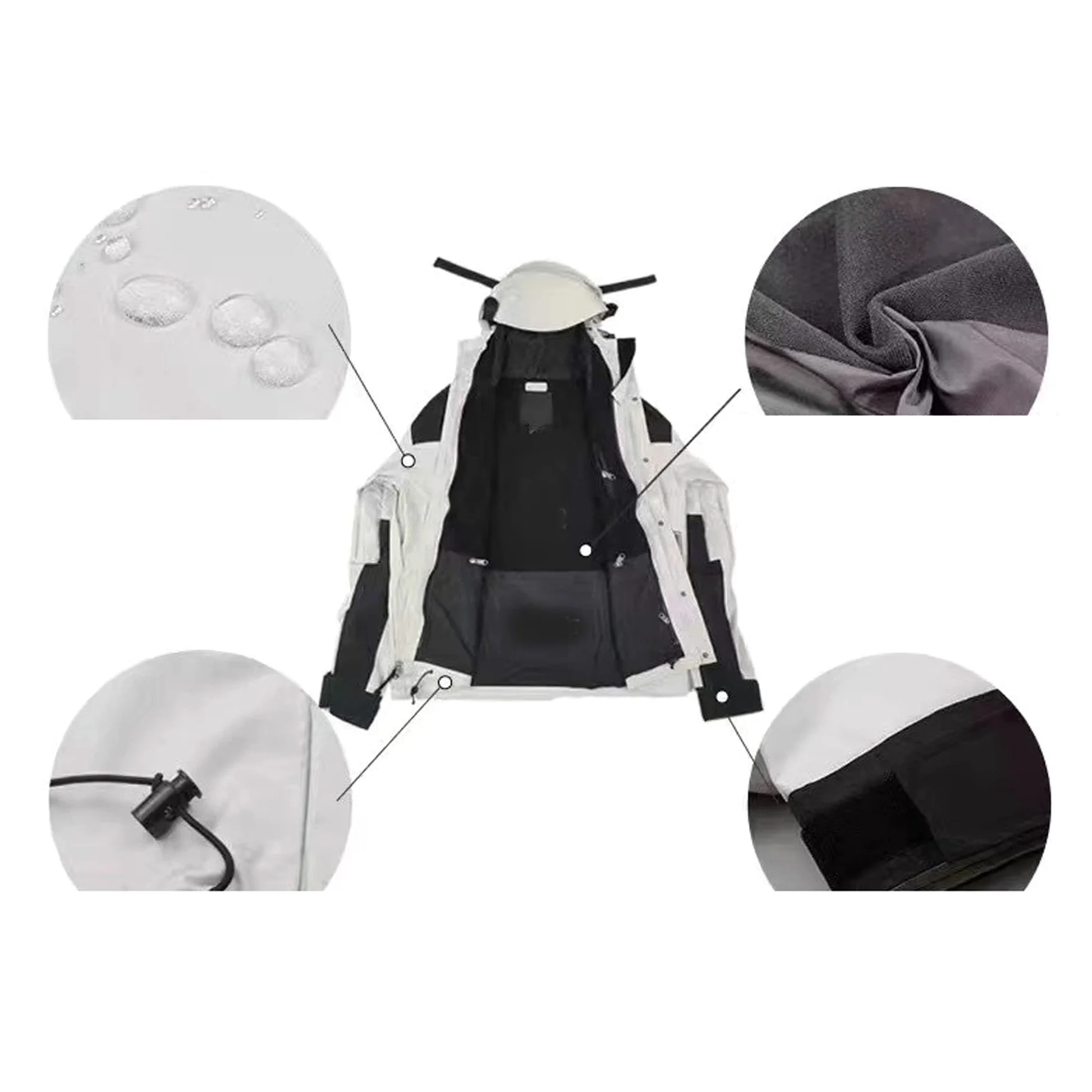 Legou Ropa para hombre, chaquetas de montañismo, al aire libre, para parejas, resistentes al viento, impermeables, Ejercito Verde, XS