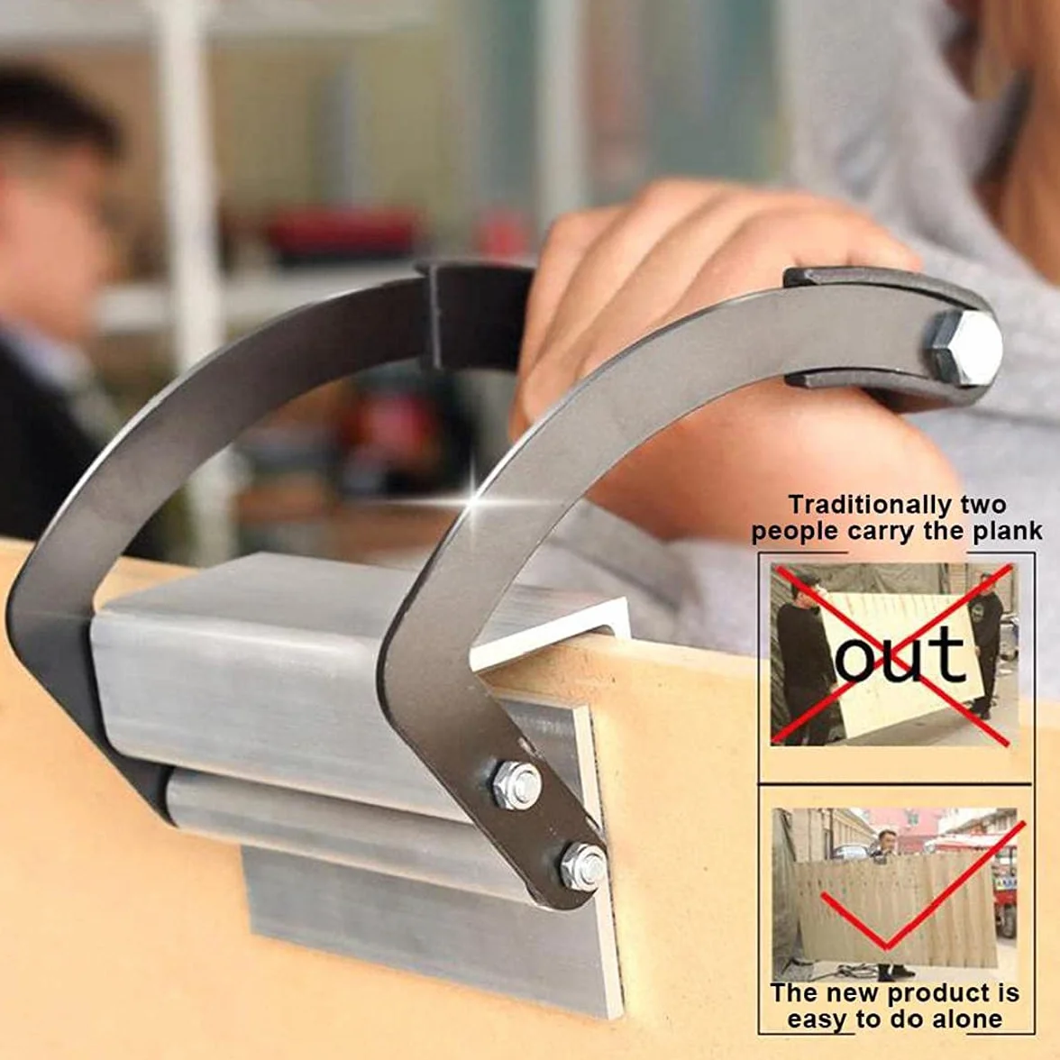 Panel Carrier Gripper, Herramienta Para Transportar Paneles Y Contrachapado, Mordaza Para Cargar Y Descargar Tableros De Madera