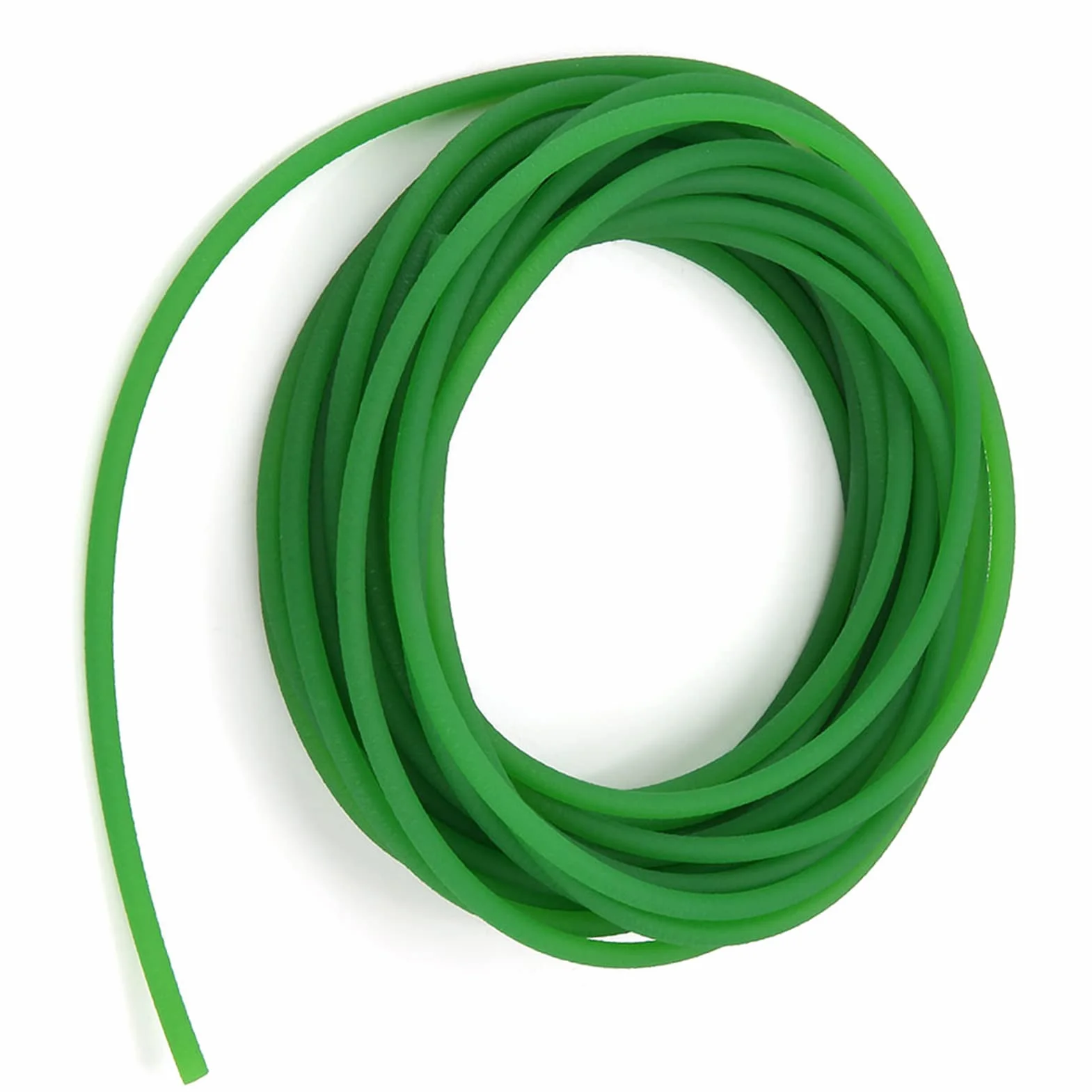 Ejoyous Correa Redonda de Poliuretano PU Verde 5mm*10m para Transmisión