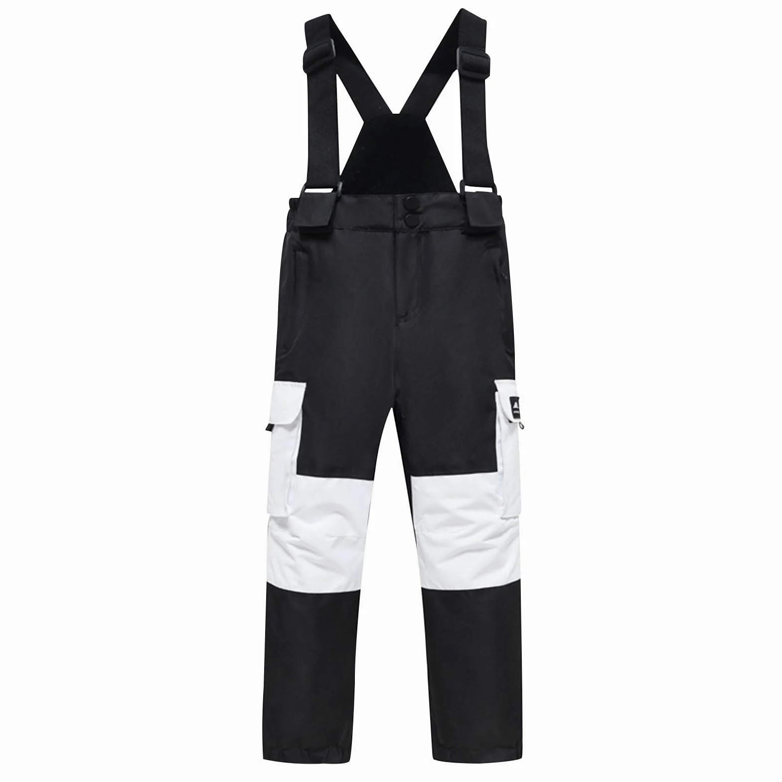 Traje de esquí infantil de 2 piezas, resistente al viento, impermeable, chaqueta de esquí con capucha + pantalones de esquí, transpirable, cálido, traje de nieve acolchado para niños y niñas