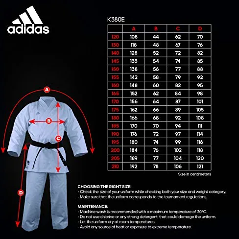 adidas K380 Kimono de karate