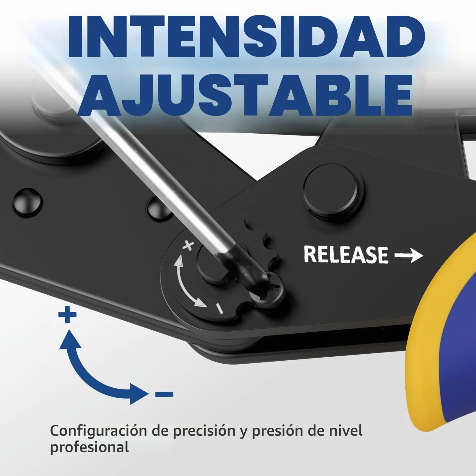 Crimpadora para Terminales de Cable Haisstronica 0,25–10 mm² (AWG24–8) Alicate de Crimpar