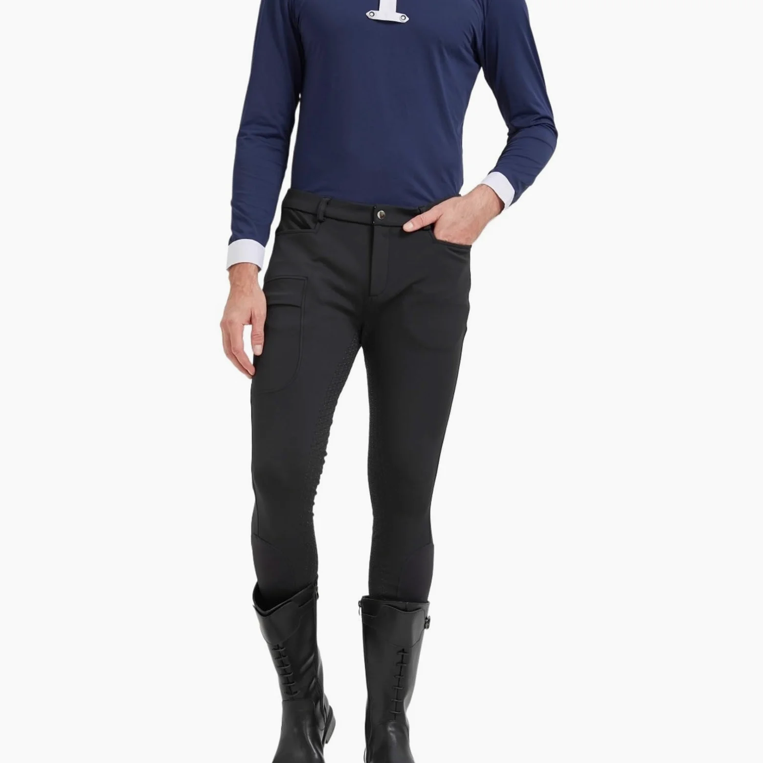 Pantalones De Montar para Mujer Pantalones de equitación for Hombre, Pantalones ecuestres, Equipo Completo Silicona for Jinete para Entrenamiento