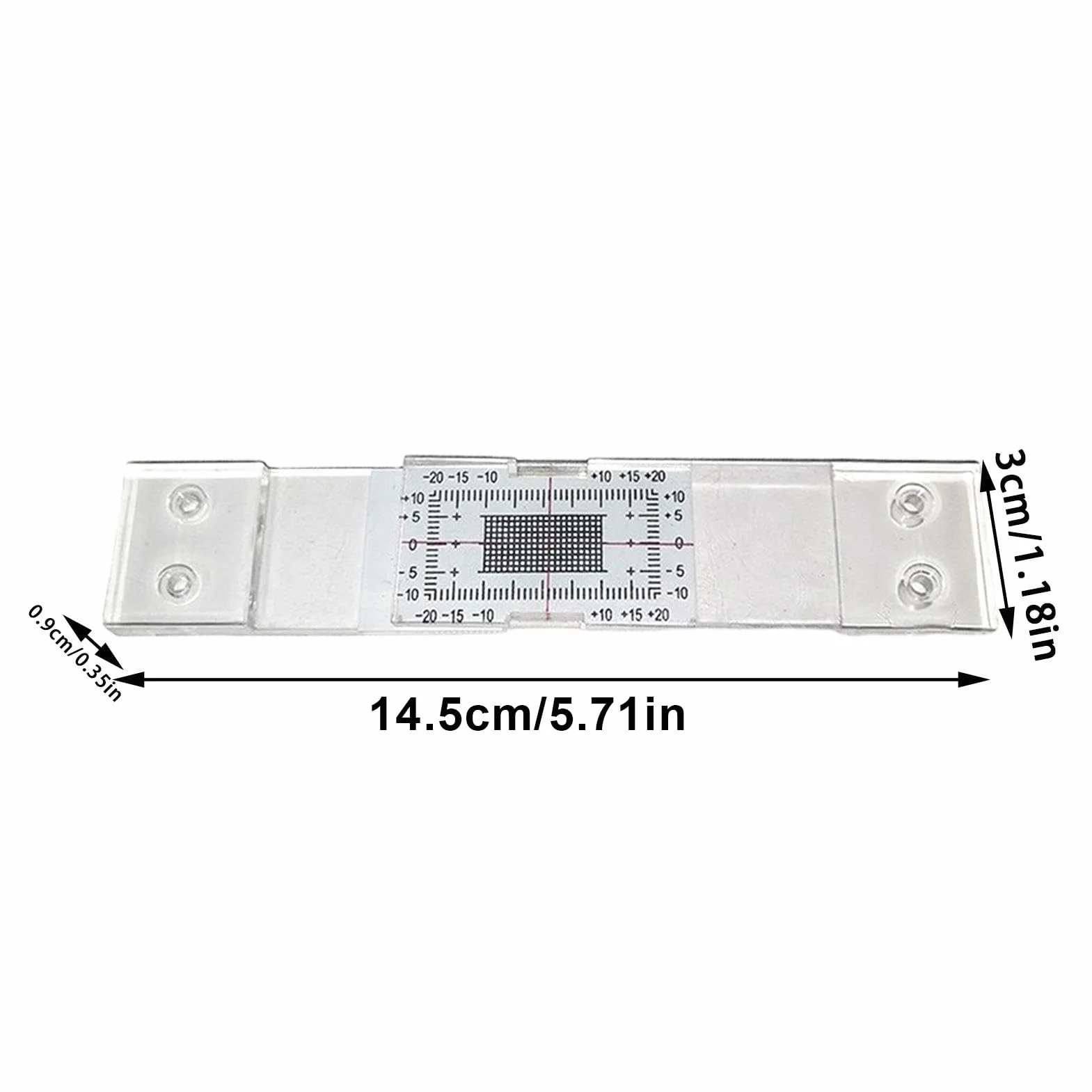 Monitor de grietas 5 unidades medidor estándar de pared de edificio herramienta de medición