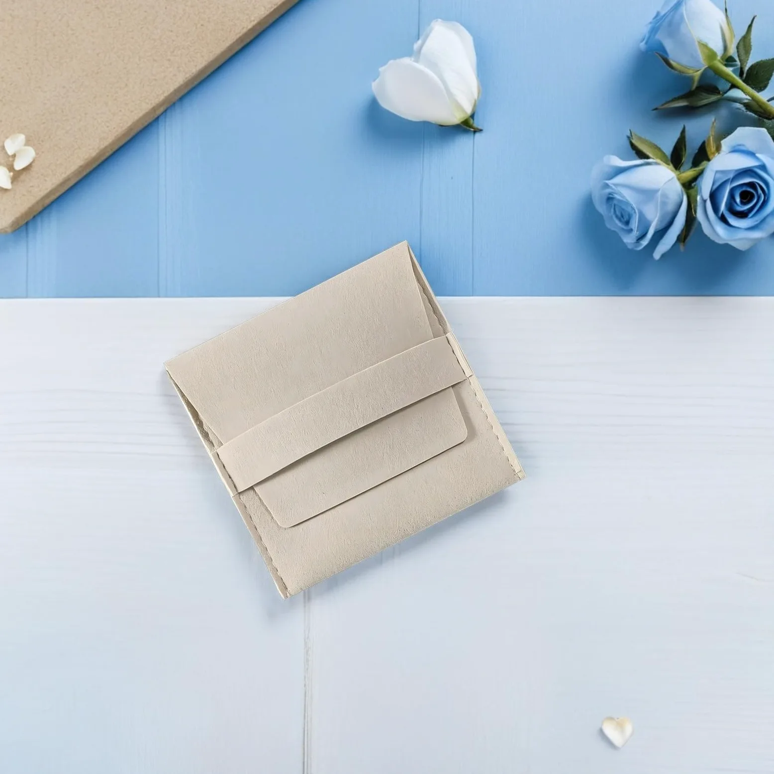 120 Estuches de Microfibra para Joyas con Banda Fija, Estilo, Doble Forro de Vellón, Bolsa Pequeña para Collares y Anillos en Uso Diario