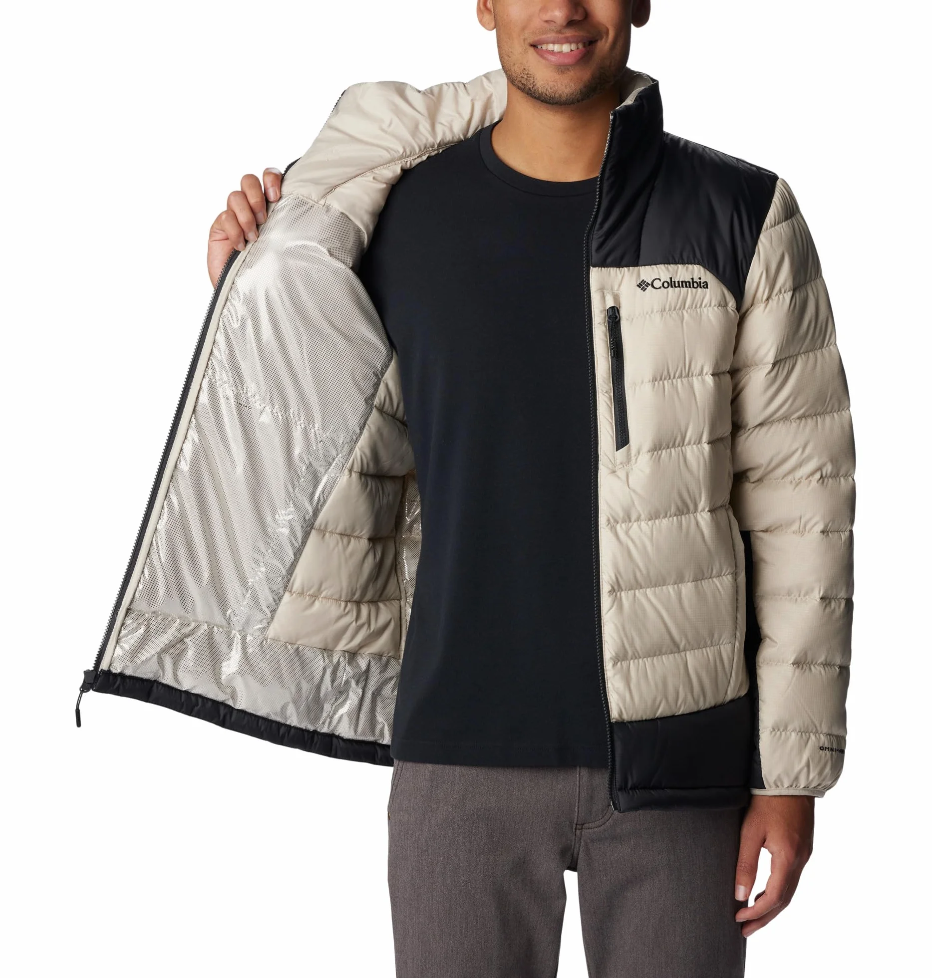 Columbia Chaqueta de plumón parque de otoño para hombre