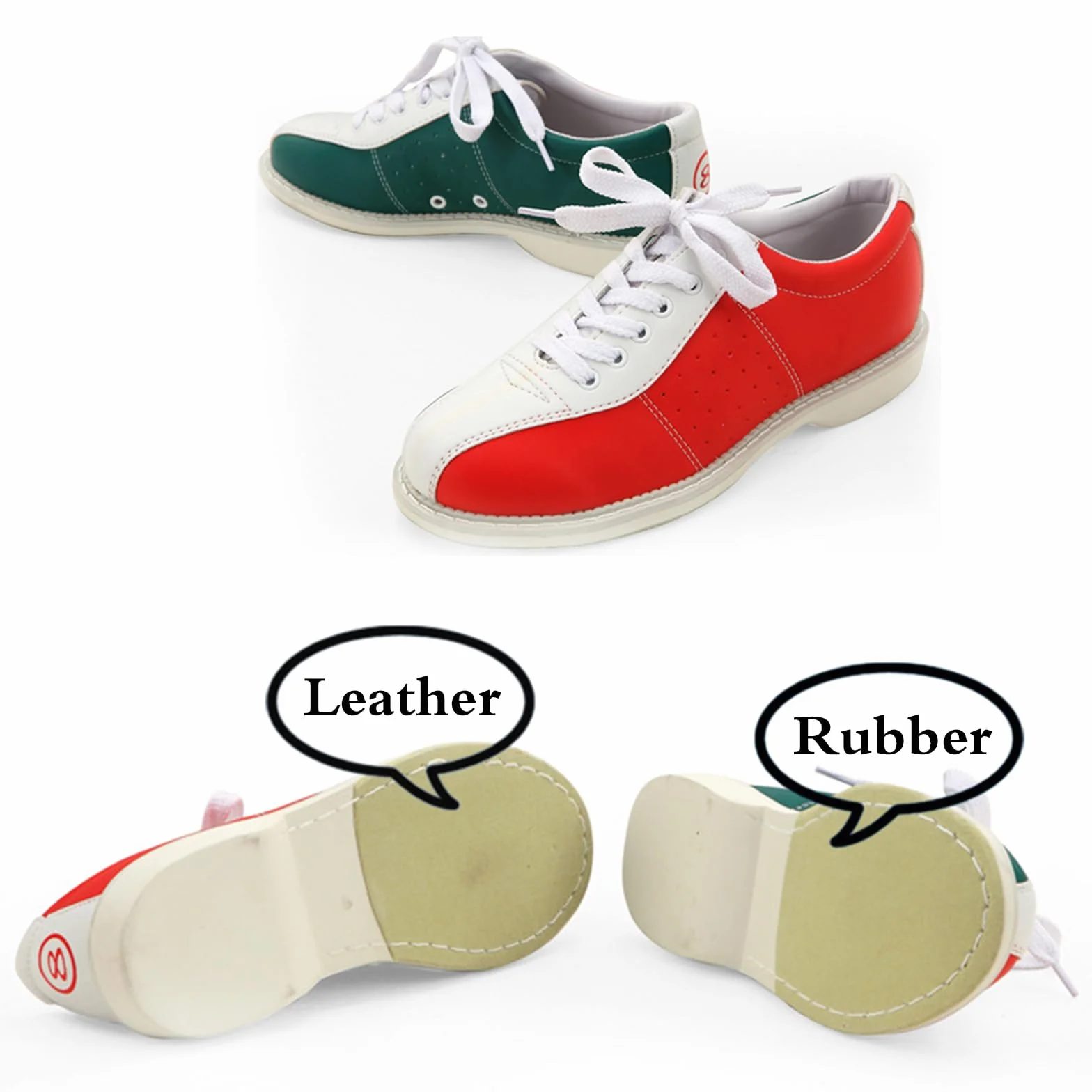 Zapatillas De Bolos Unisex Zapato De Bowling Jóvenes Diseño Protección Cordones Puntera Estable