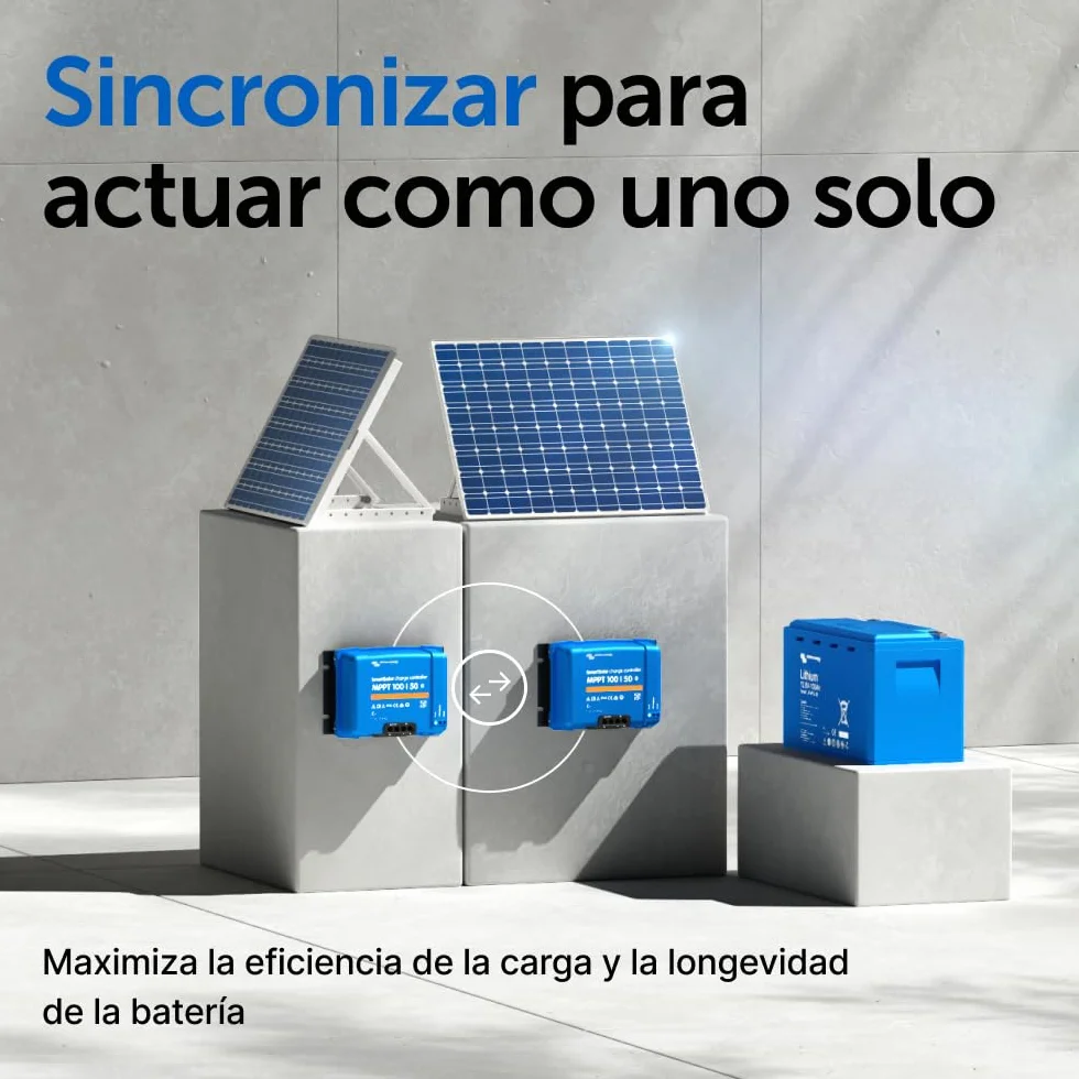 Victron Energy SmartSolar MPPT 100V 50A 12/24V Controlador de Carga Solar con Bluetooth