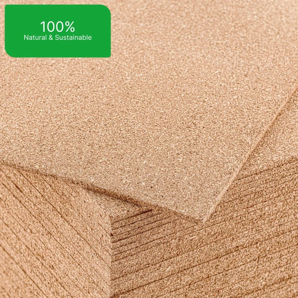 Azulejos de Corcho Natural 300mm x 300mm x 4mm