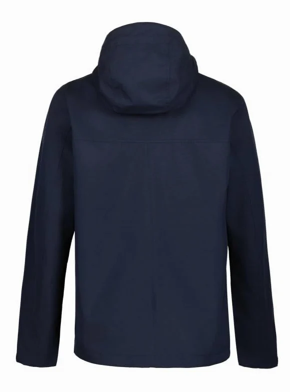 Icepeak AALEN - Chubasquero para hombre, 100% poliéster, capucha extraíble, impermeable, senderismo y exterior