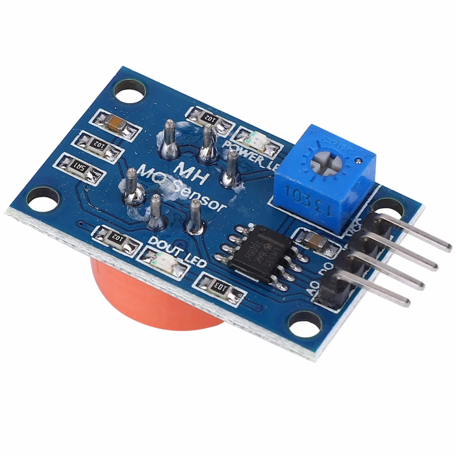 Módulo Sensor de Gas Alcohol MQ-3 Detector de Etanol Placa de Circuito de Doble Cara