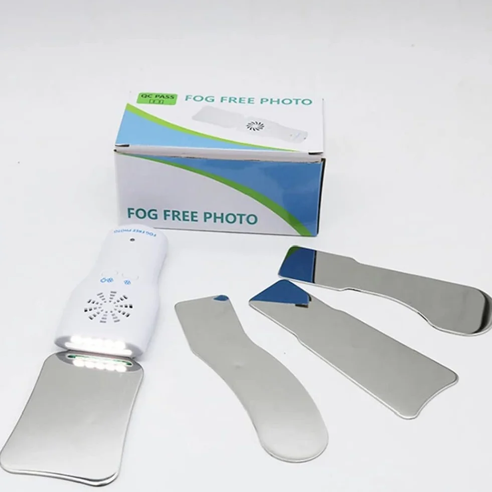 Espejo Fotográfico Antiniebla Dental para Dentistas, Vidrio Reflector Oclusal