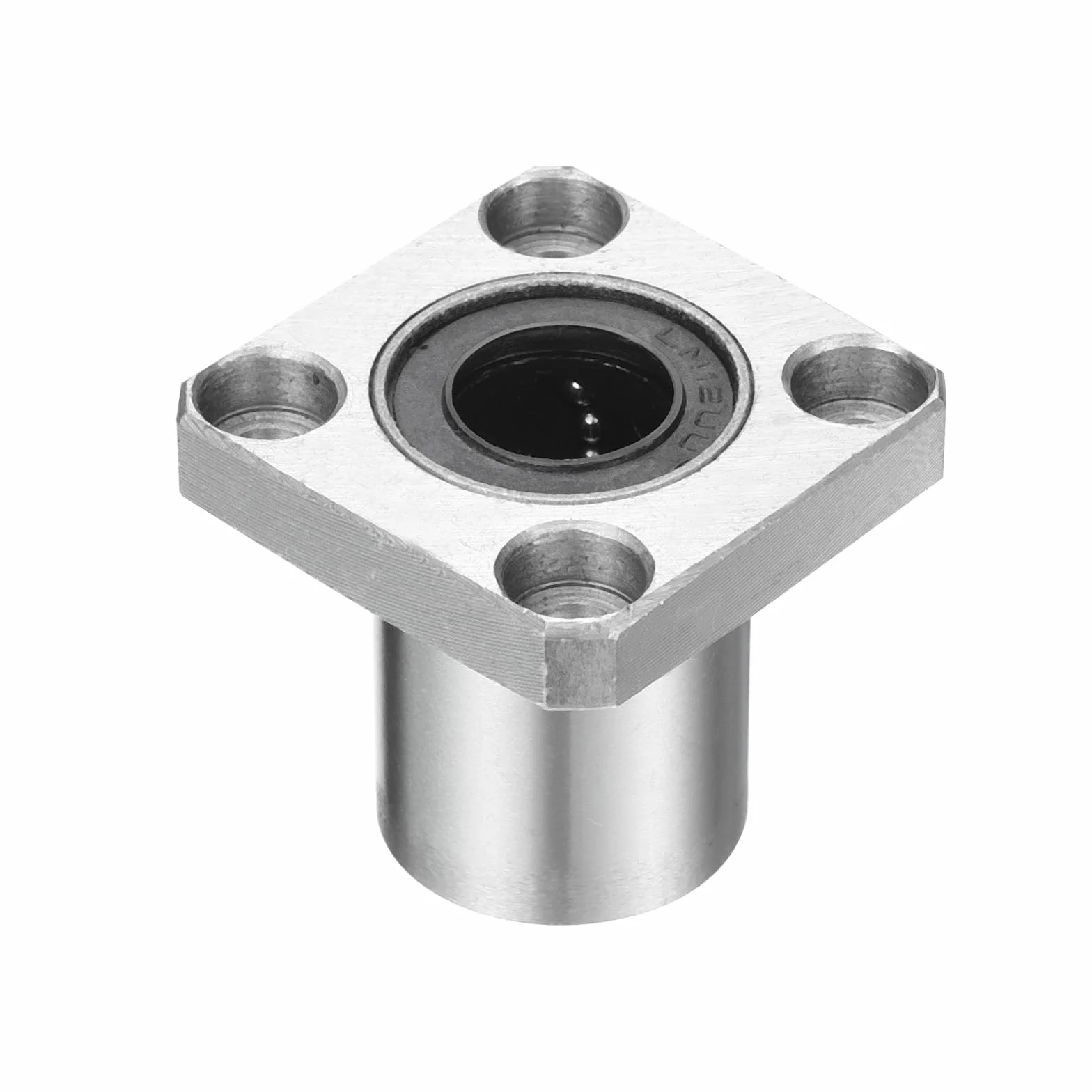 QUARKZMAN Rodamientos Lineales LMK12UU 12mm 21mm 30mm Brida Cuadrada Jaula de Acero para CNC Impresora 3D