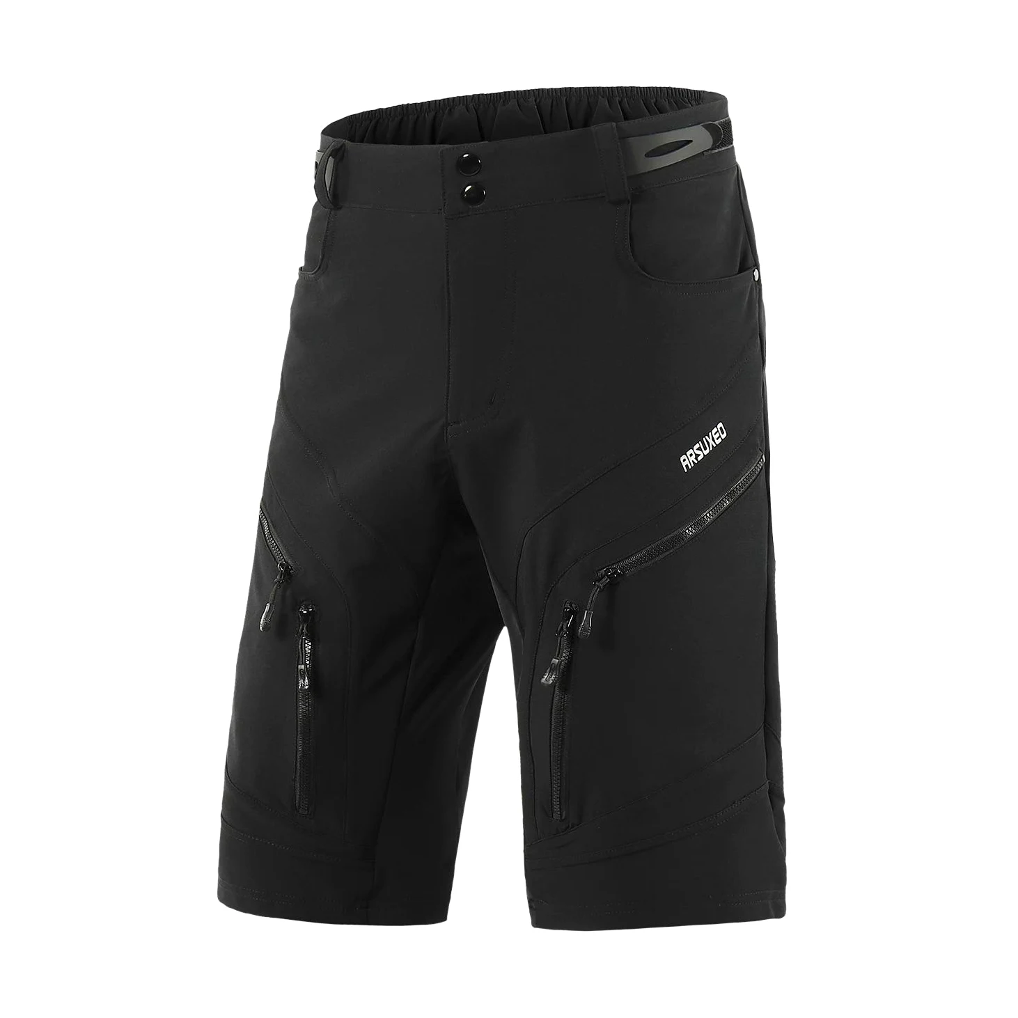 ARSUXEO Pantalones Cortos de Ciclismo para Hombre MTB Culotte Pantalón Corto de Ciclismo BTT Resistente al Agua 1903 D