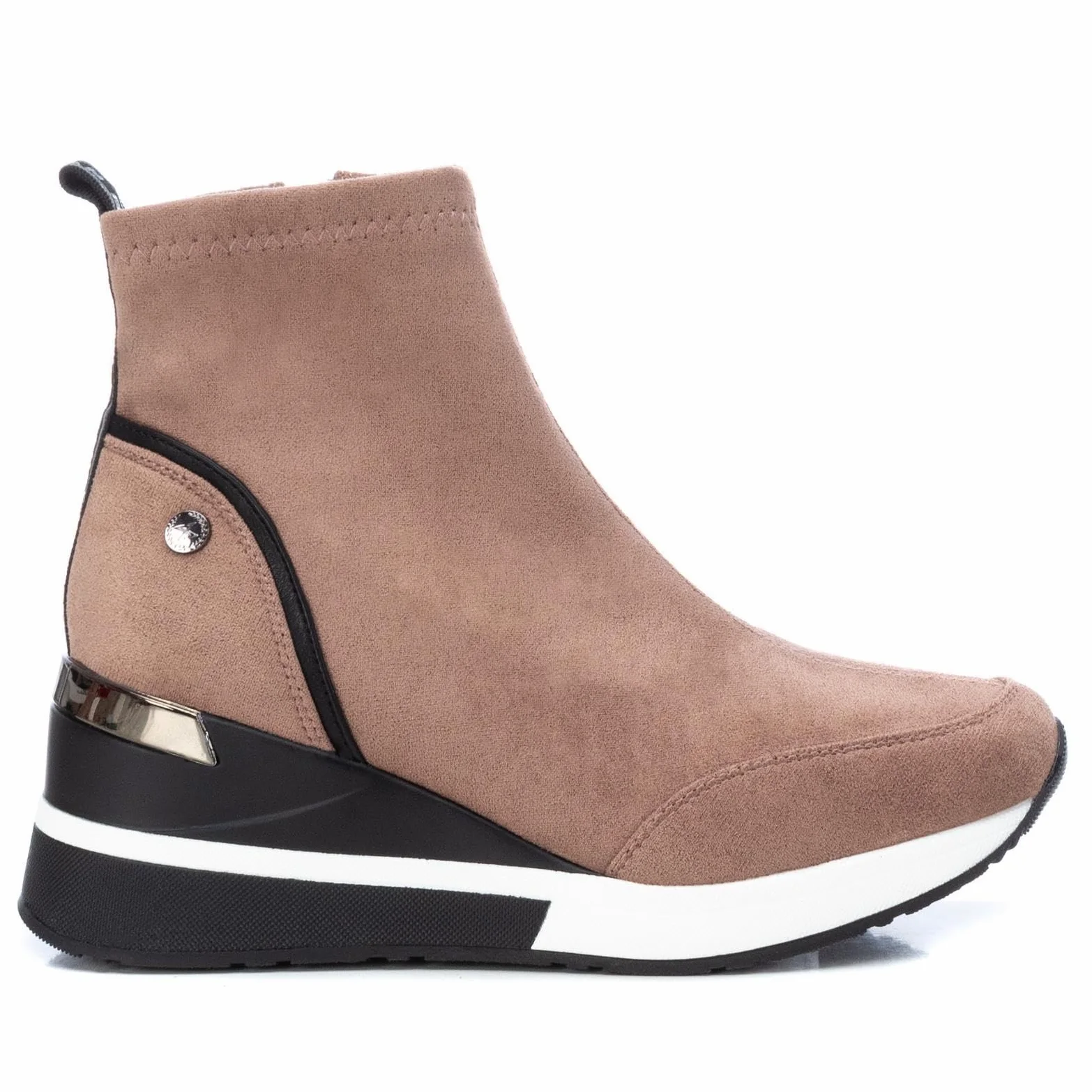 XTI - Botines Planos 140057 Mujer Negro