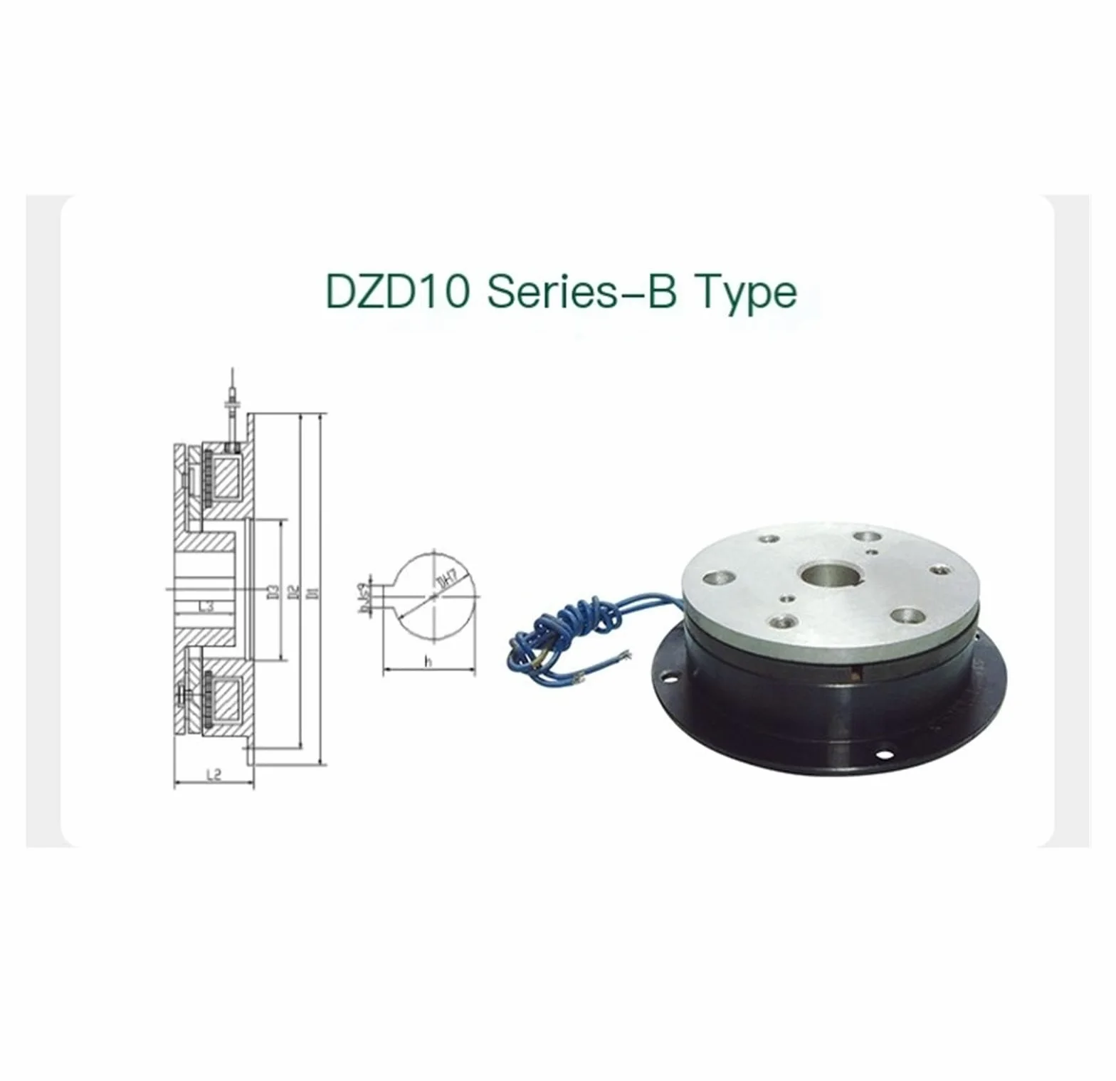 Embrague electromagnético DZD10 DZD10-1-2-4-8-16 Freno electromagnético DC24V