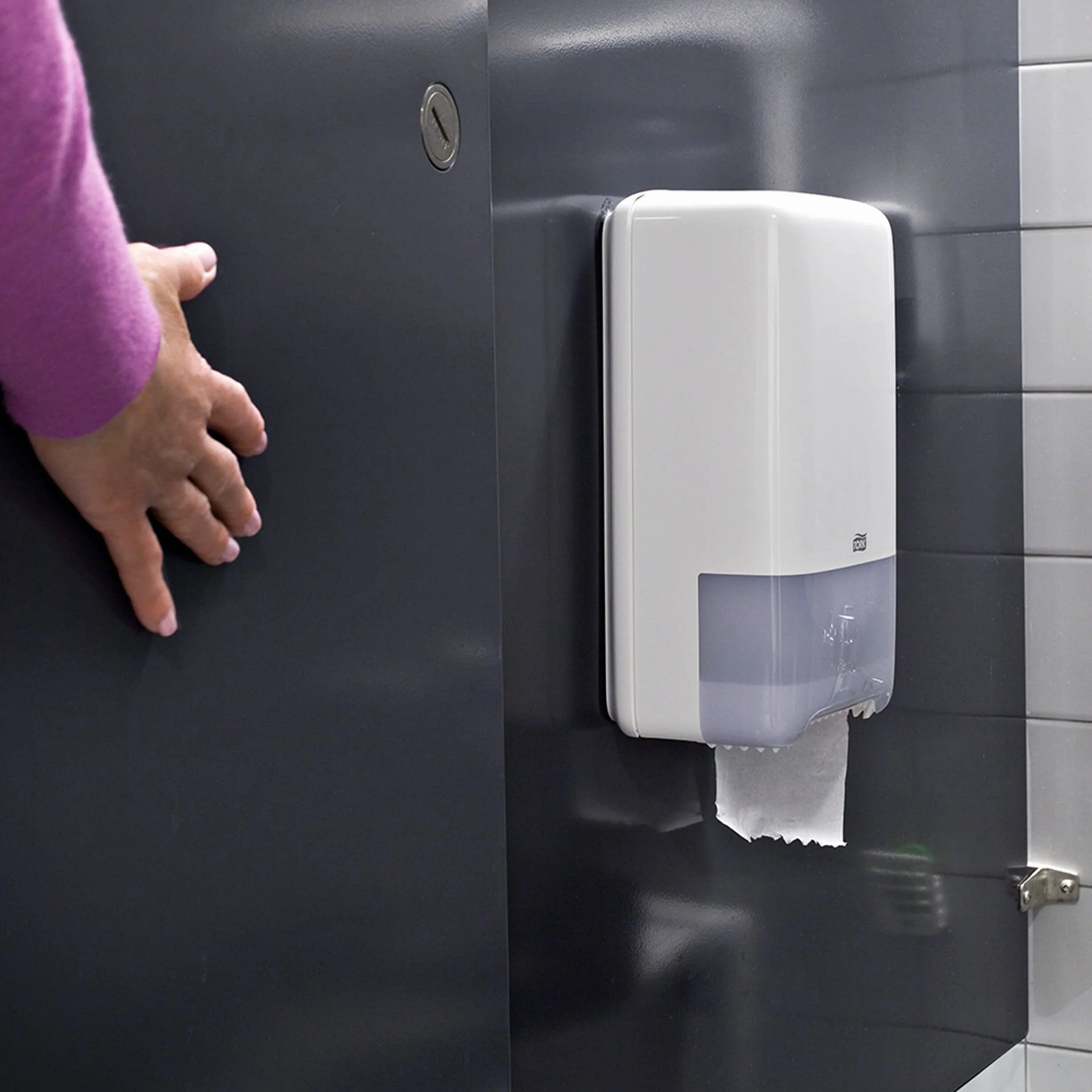 Tork 557500 Elevation Sistema T6 Dispensador de doble rollo de papel higiénico Blanco