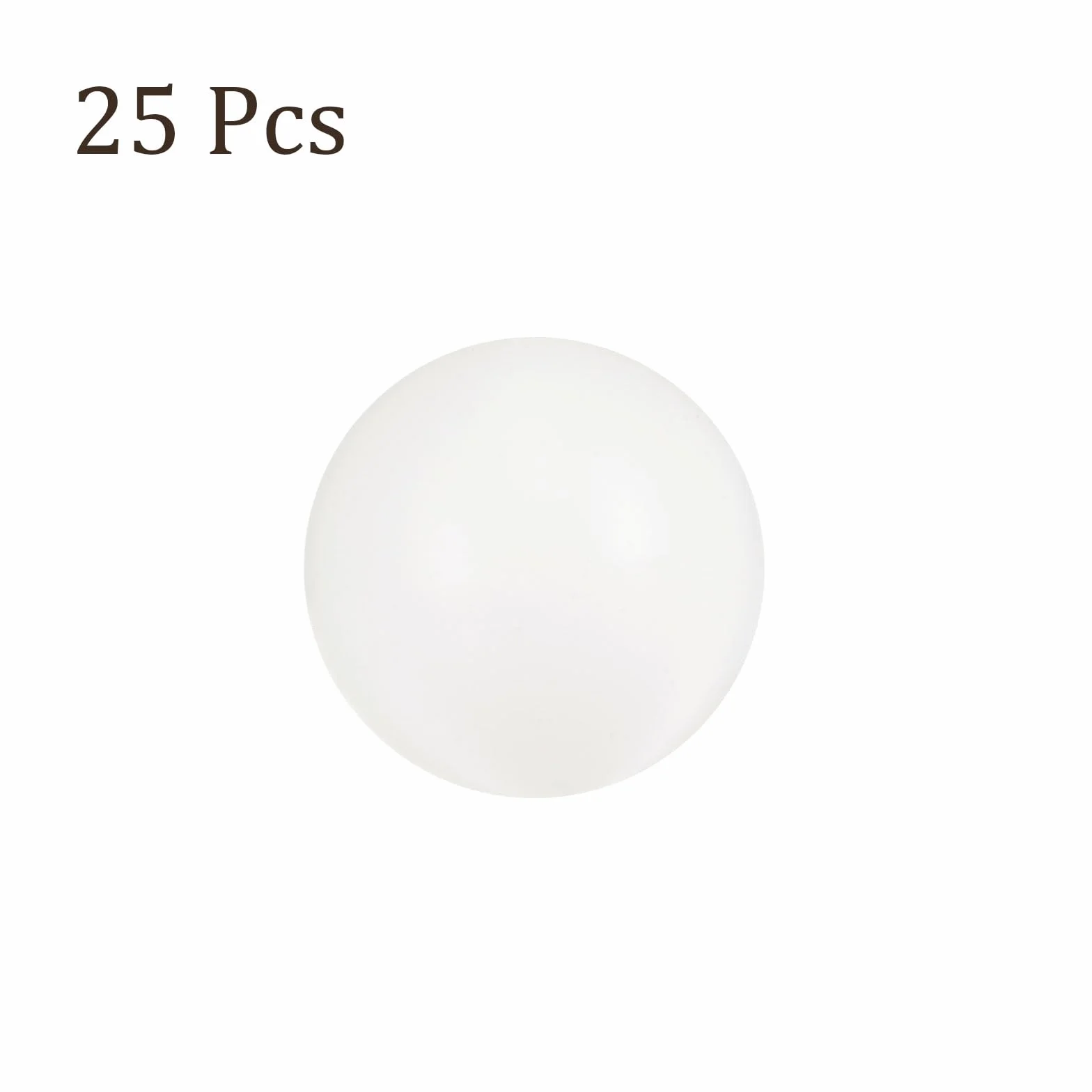 Bolas de Precisión PA Nylon 10mm para Rodamientos y Válvulas, Sólidas