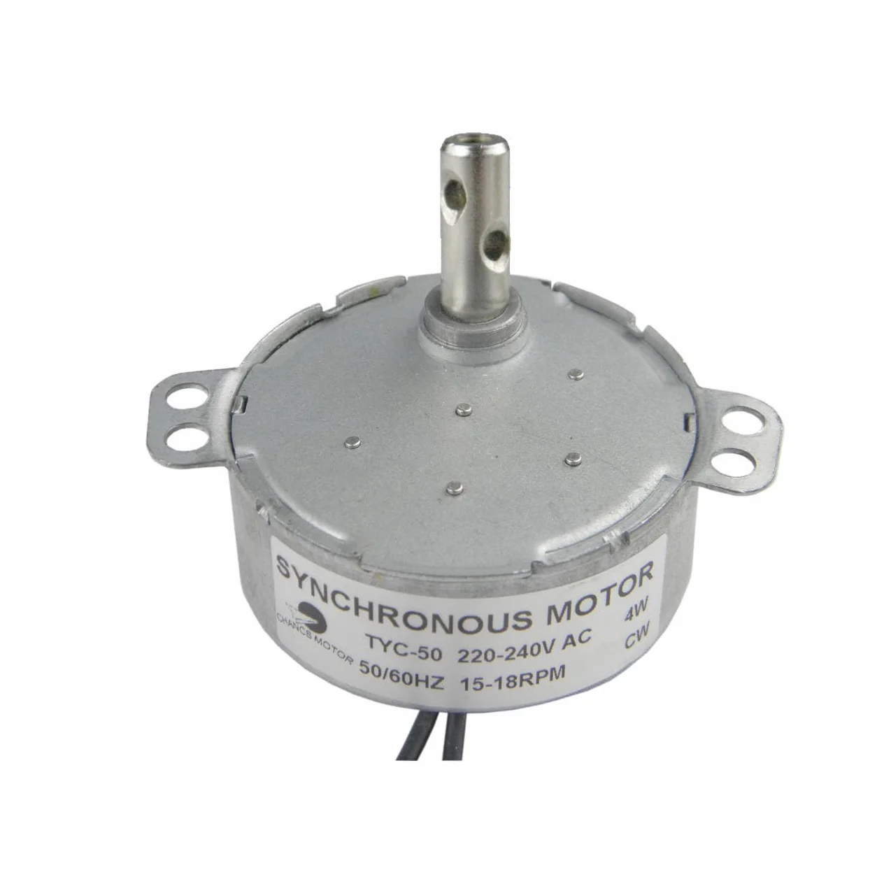 CHANCS TYC-50 Motor de engranaje reductor 220V 15-18r/min CW Plataforma giratoria