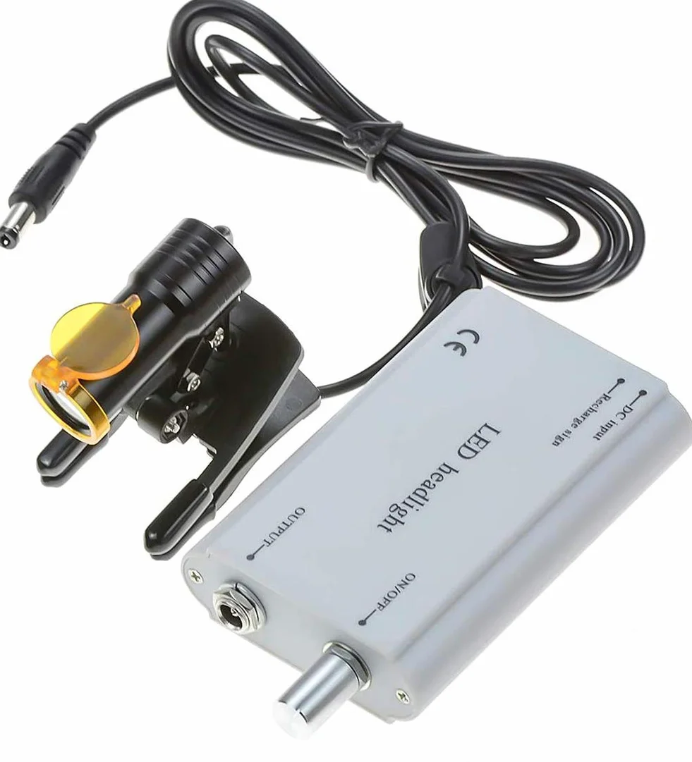 Luz LED para Lupa Dental, Faro Portátil, Lámpara de Alto Punto con Caja