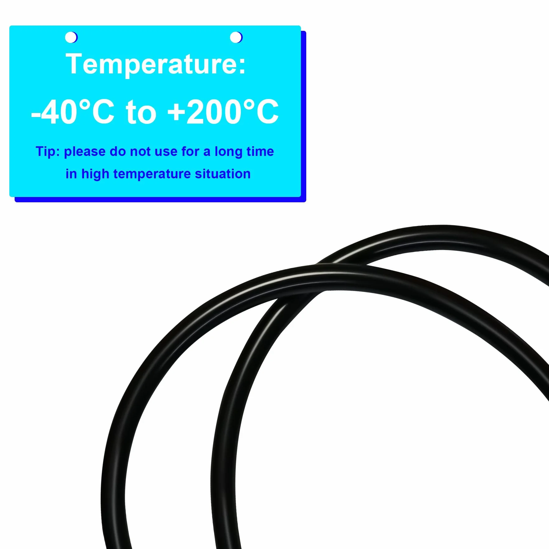 Tubo de silicona flexible 6x10 mm 4,5 m manguera para acuario aire color negro