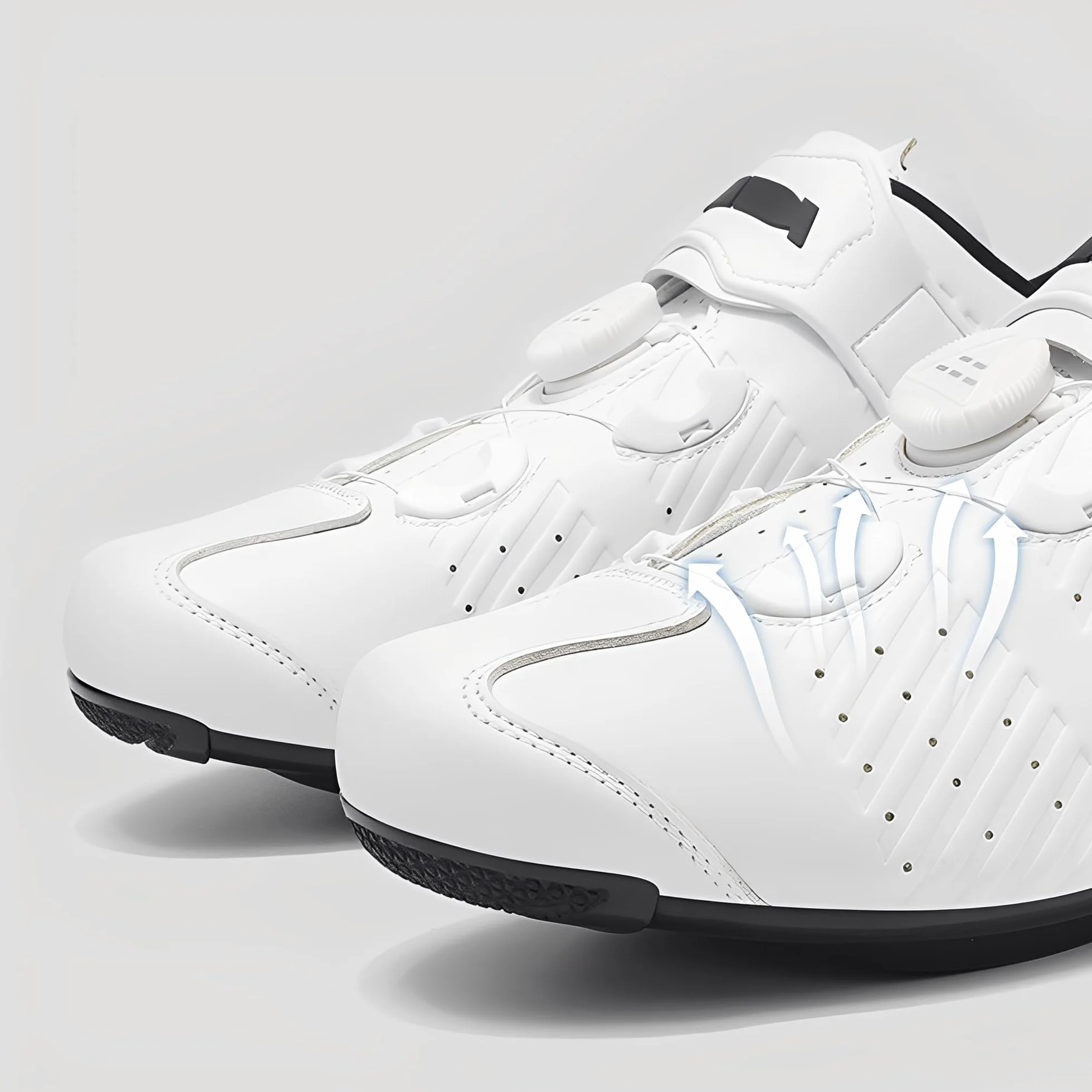 Zapatillas Ciclismo Montañ Sin Cala, Zapatos Bicicleta Montaña/Carretera Hombre Calzado Bicicleta, Zapatillas de Ciclismo Base Goma Antideslizante Ligeros