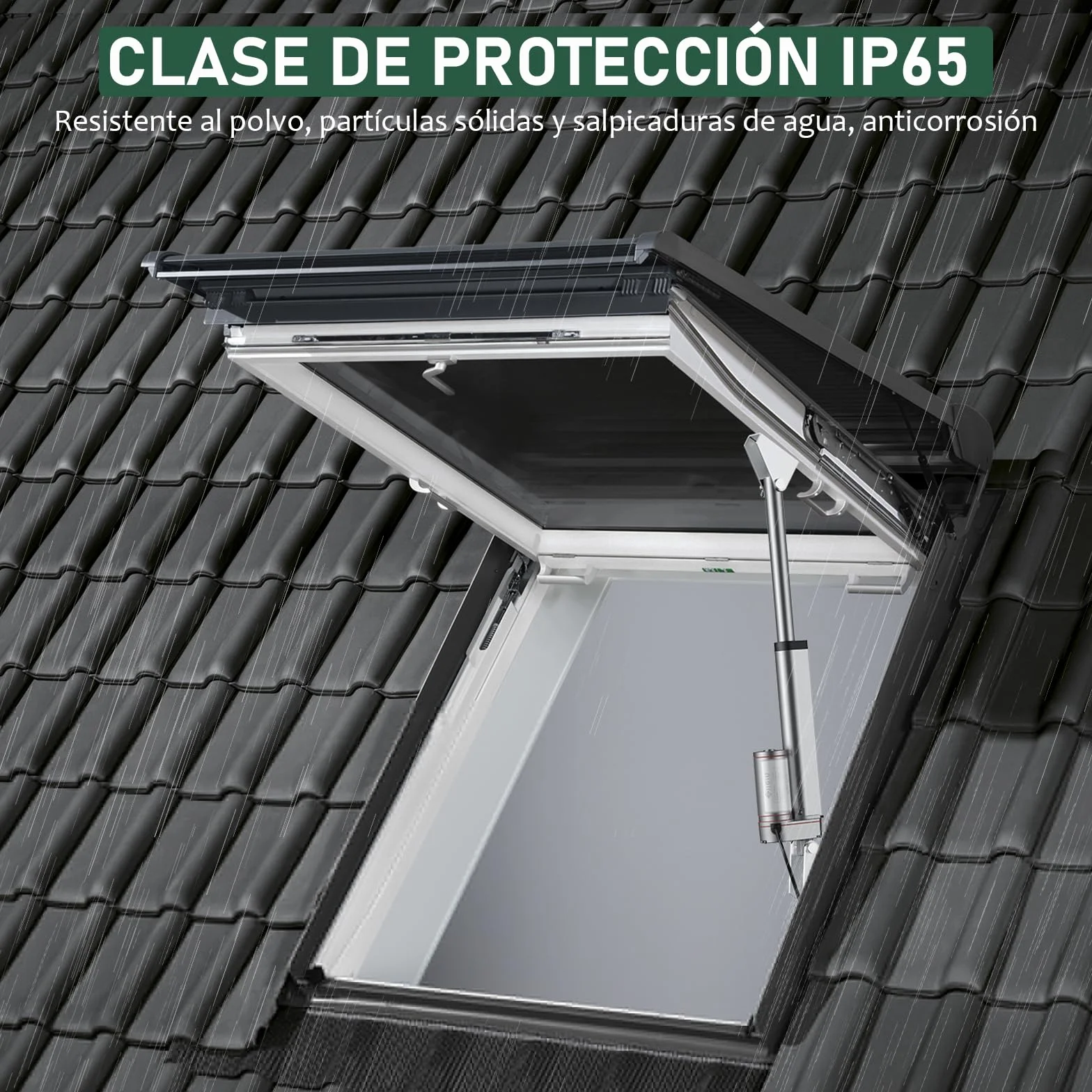 JiGiU Actuador Lineal 750N 150mm DC 12V 10mm/s IP65 Heavy Duty para Coche RV Puerta Eléctrica