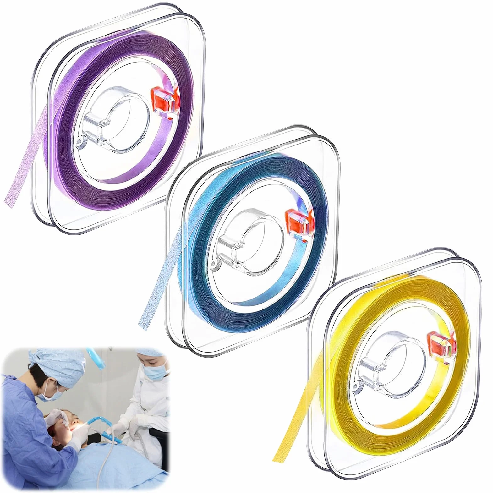 Papel de lija dental 4 mm x 6 m para espacios interdentales y pulido de dientes