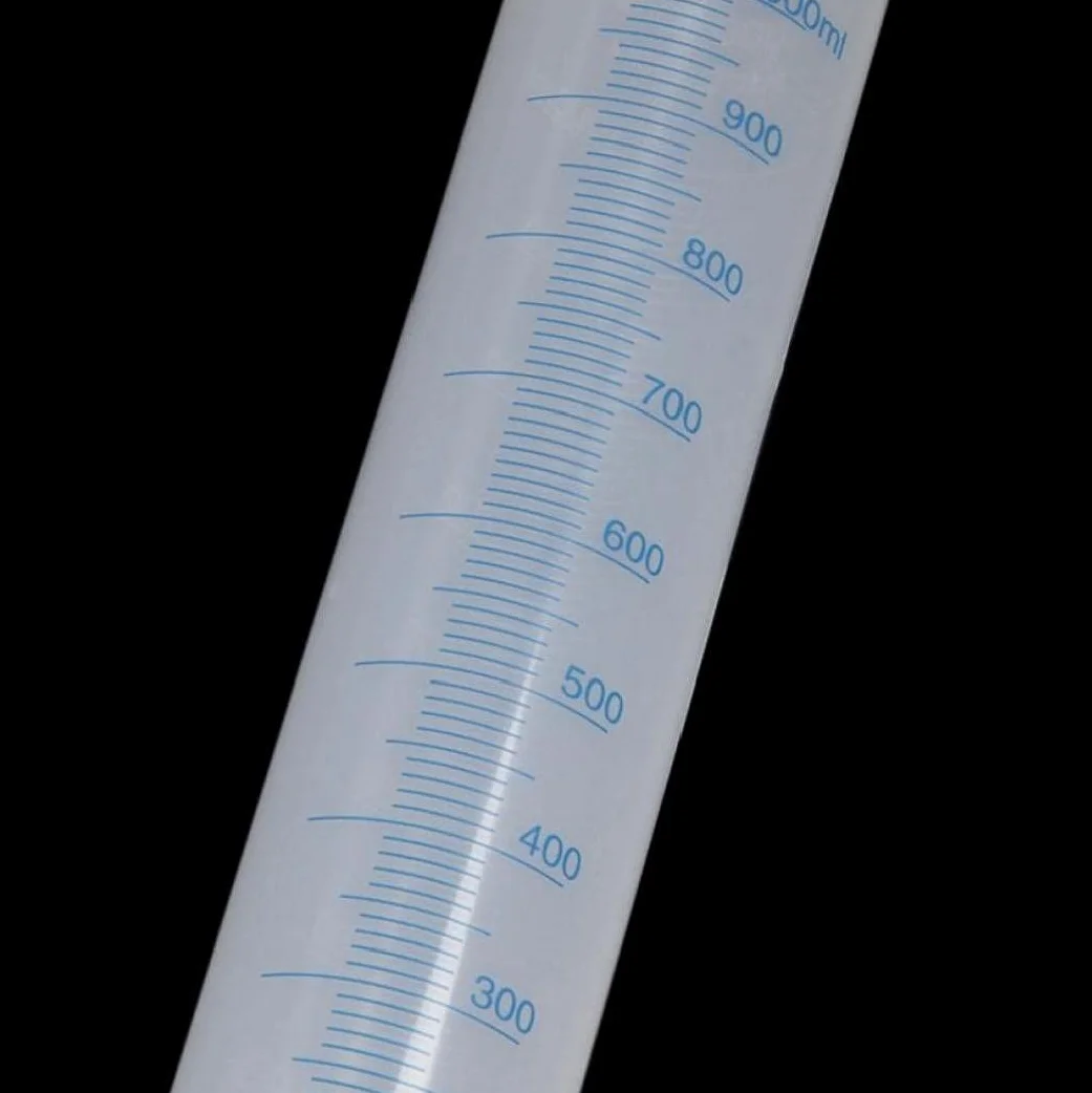 Probeta Octogonal Base De Plástico Autoclavable Blanca 1000 ml