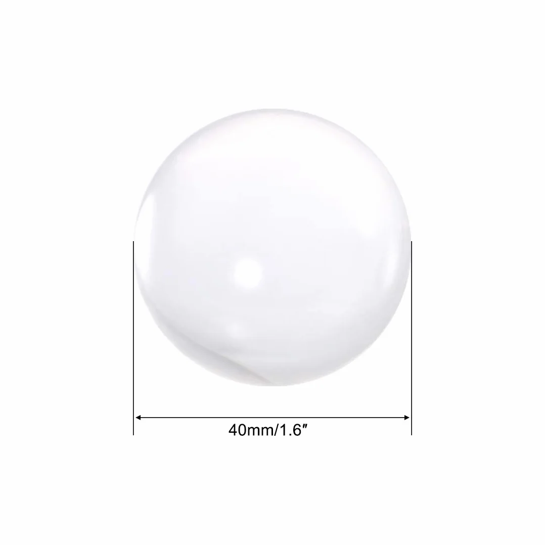 Sourcingmap 40mm Bolas Acrílicas Transparentes Decoración Hogar 2 Unidades