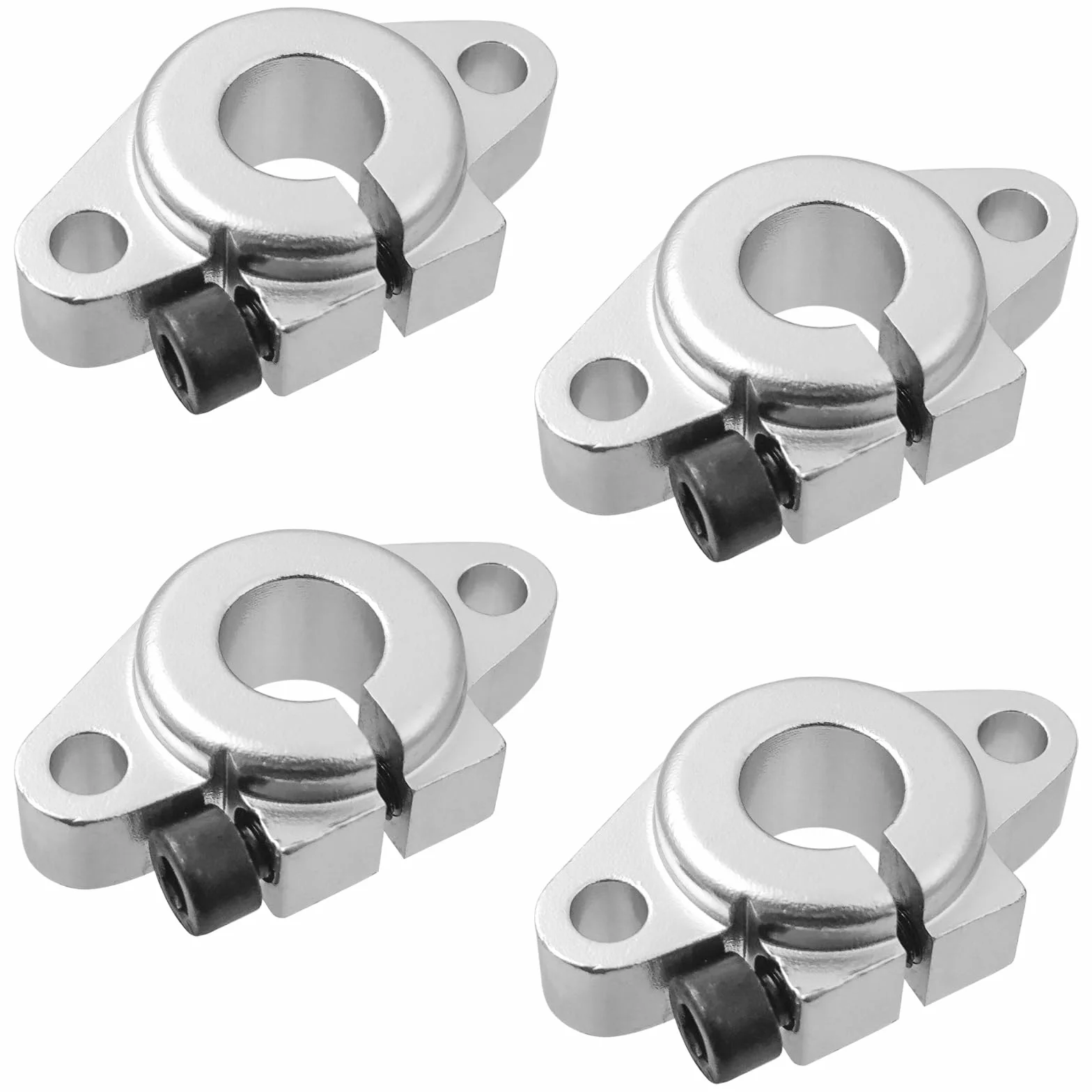 Soporte de Eje de Riel Lineal SHF12 Aluminio para Impresora 3D CNC