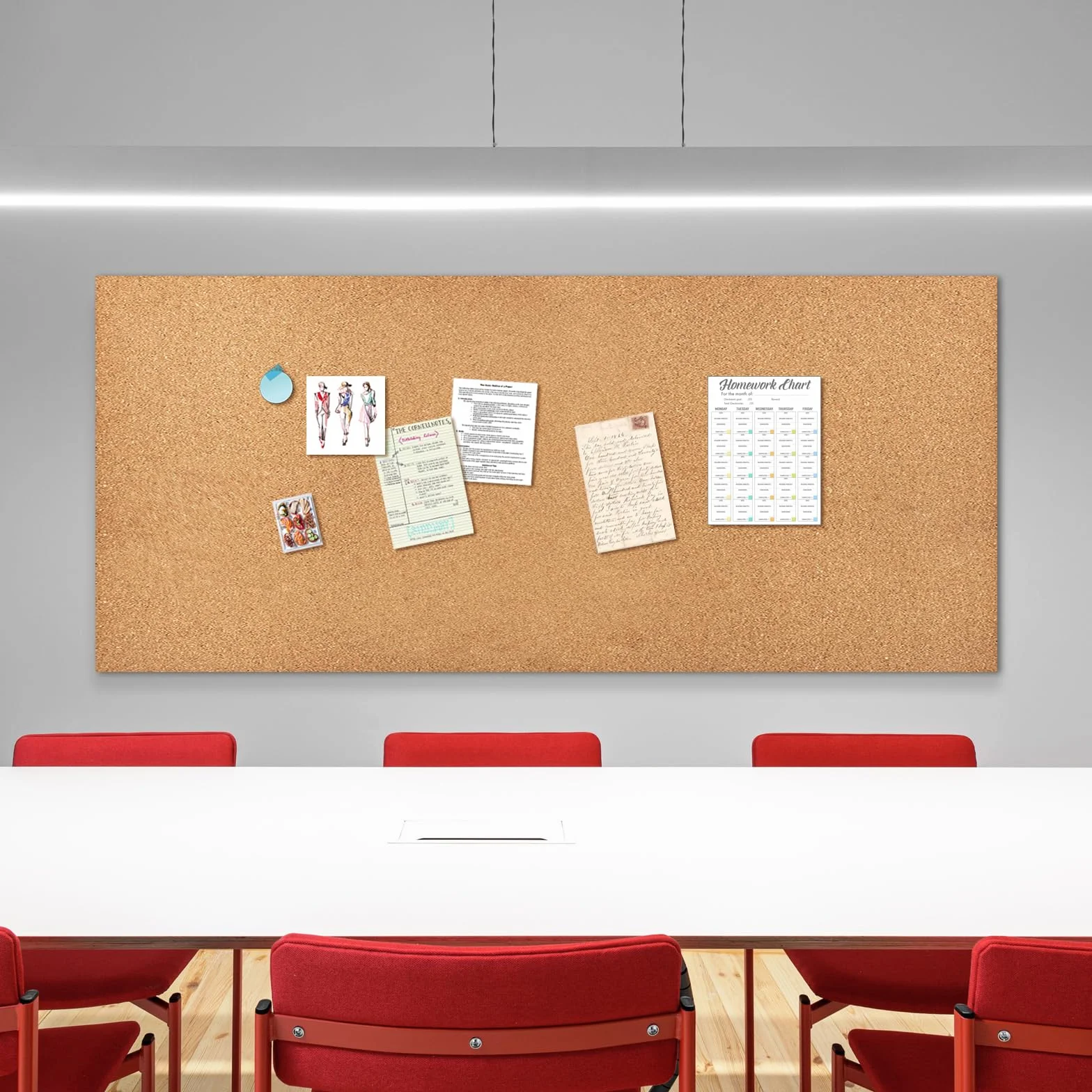 Rollo de corcho 3 mm tableros 1/8 pulgadas pared 40x250 cm