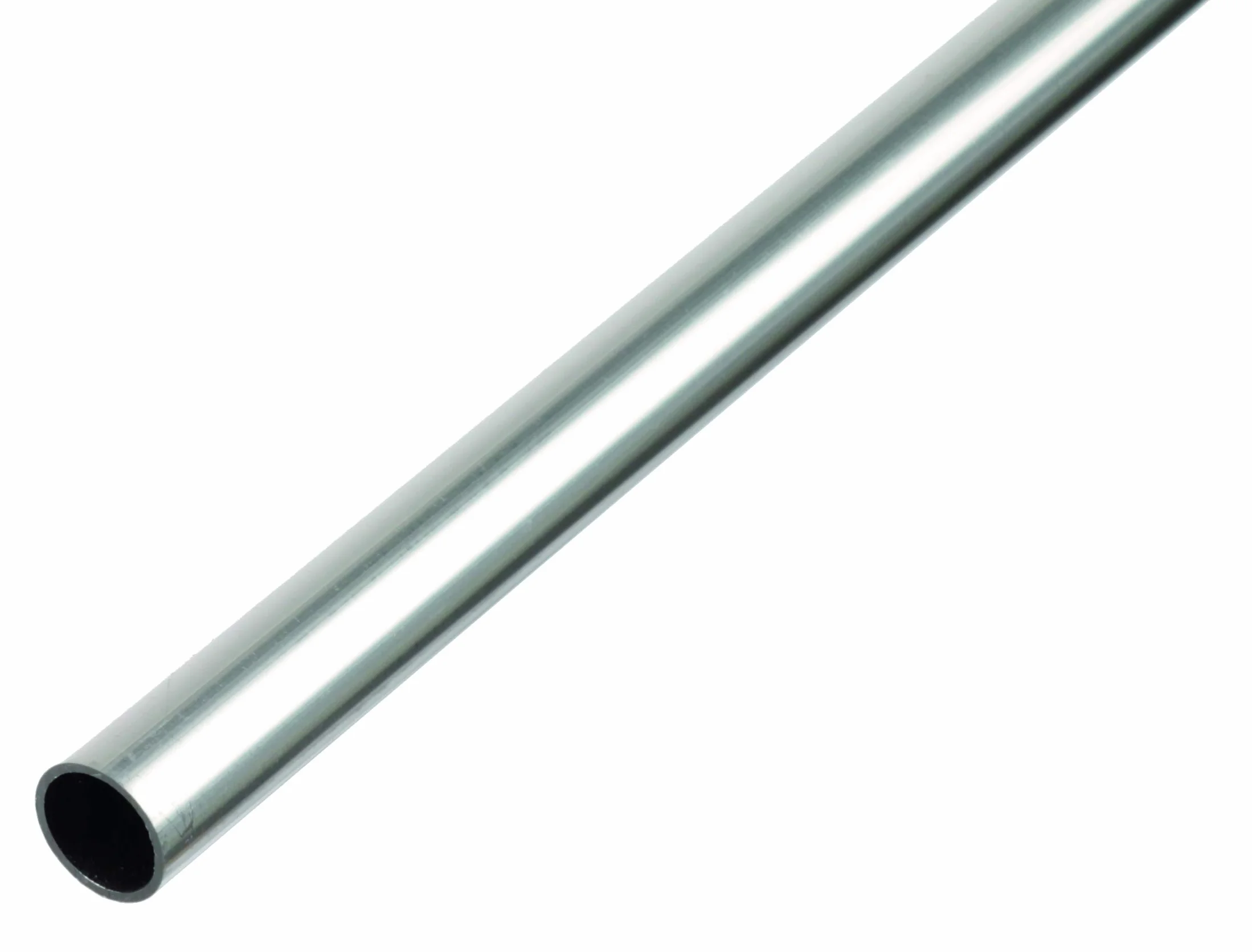 Alberts 472504 Tubo cilíndrico de Aluminio natural 1000 x 12 x 1 mm