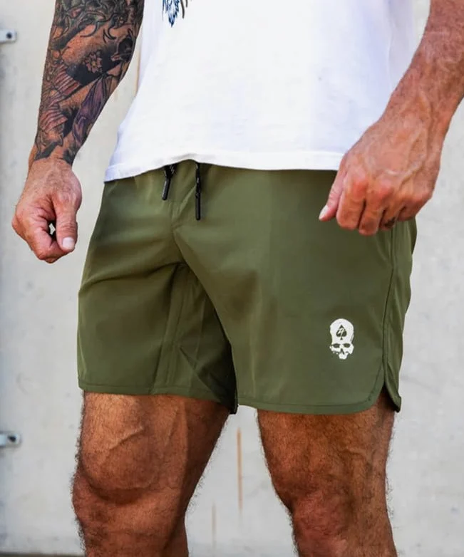 Zero Foxtrot Pantalones cortos deportivos Zero para hombre, gimnasio, entrenamiento, correr o casual, entrepierna de 7 pulgadas
