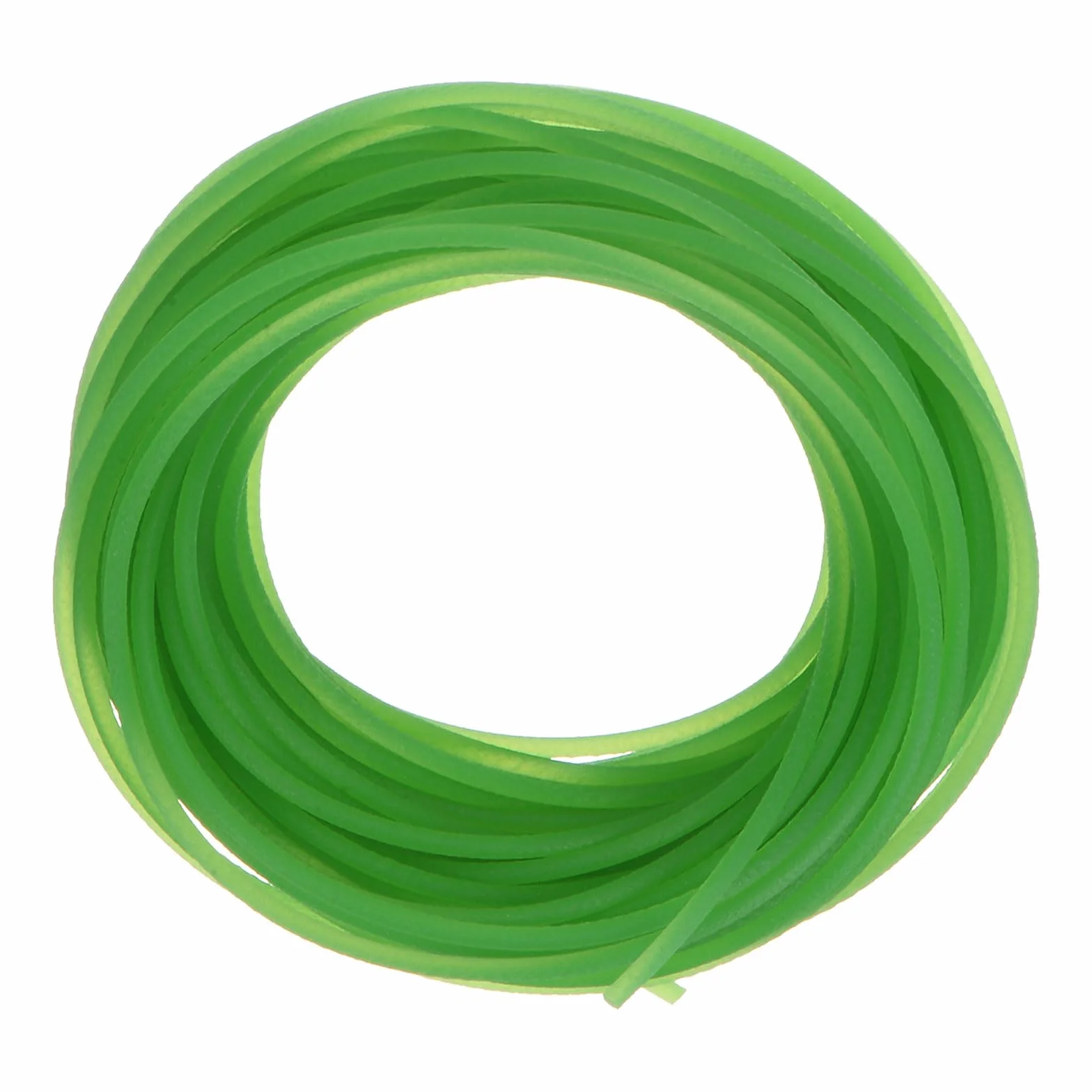 sourcing map Poliuretano Redondas Correas 1,5mm 32,8 Pies (10 Metros) Longitud Rugosa Superficie PU Uretano Correa Transmisión, Verde