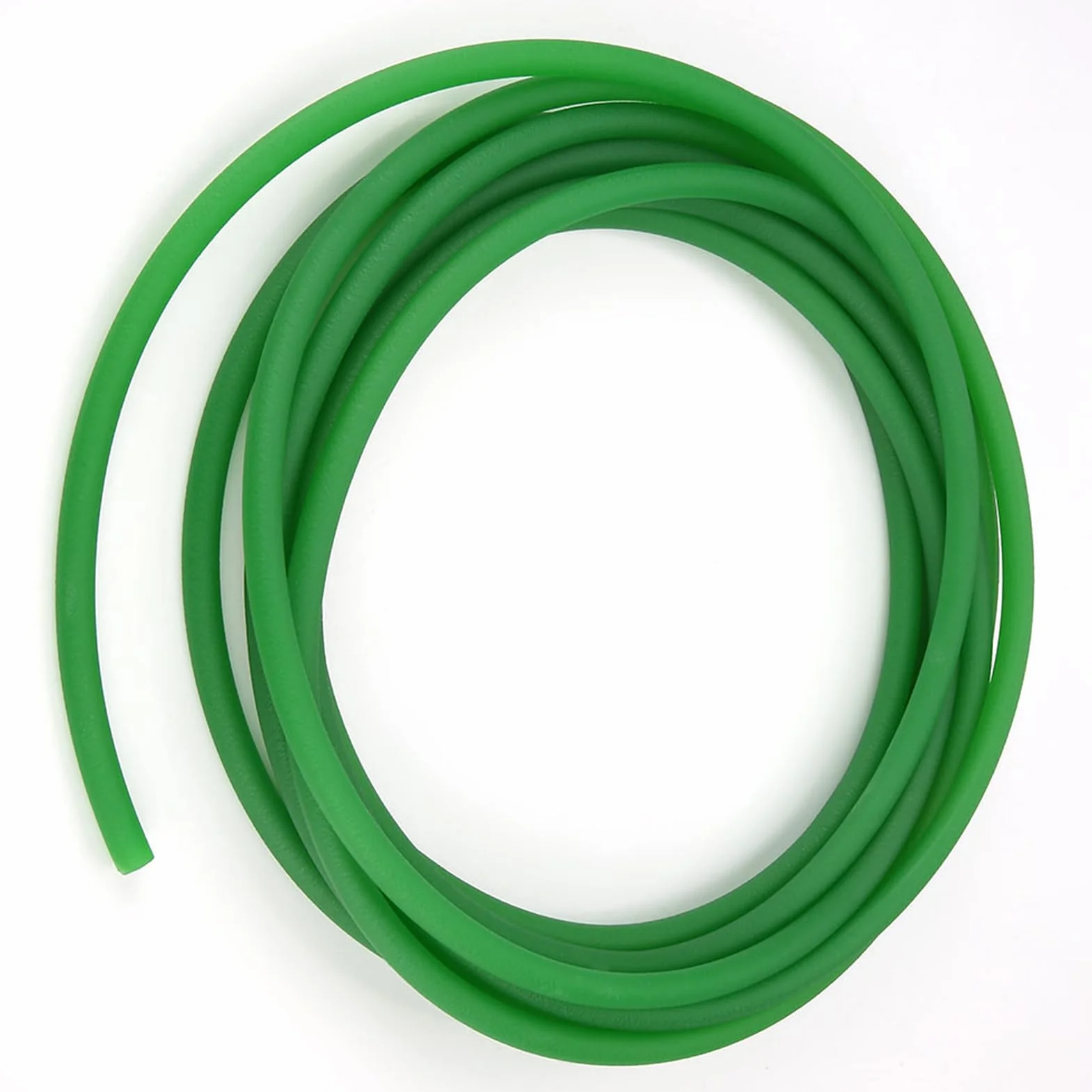 Ejoyous Correa Redonda de Poliuretano PU Verde 8mm x 5m para Transmisión